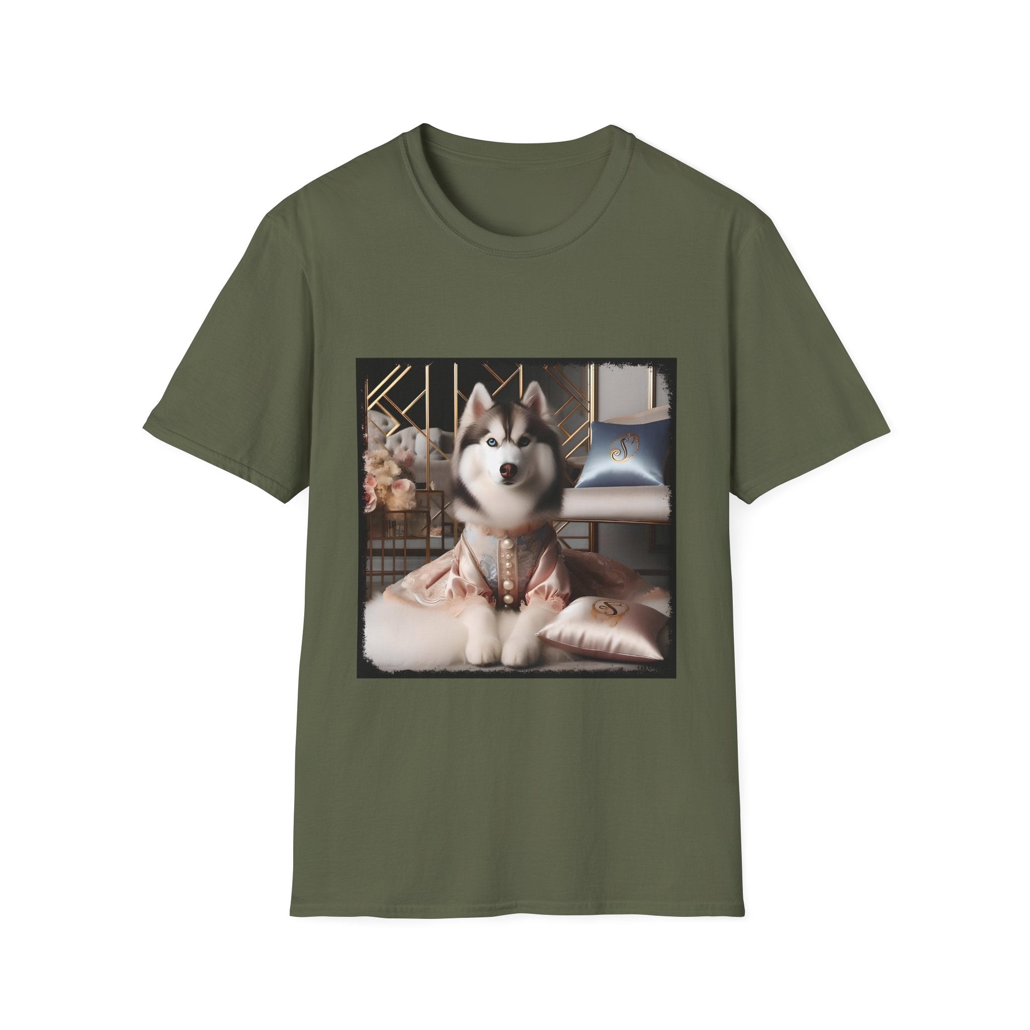 Siberian Husky Satin Diva | Unisex Dog T-Shirt