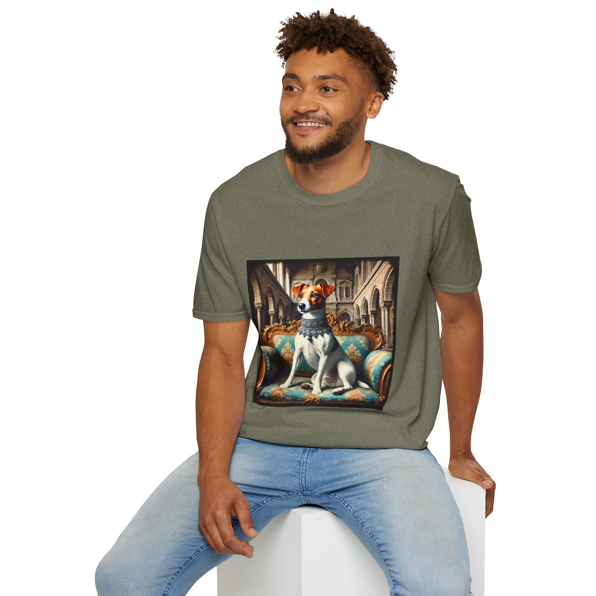 Jack Russell Terrier Poised Prince | Unisex Dog T-Shirt