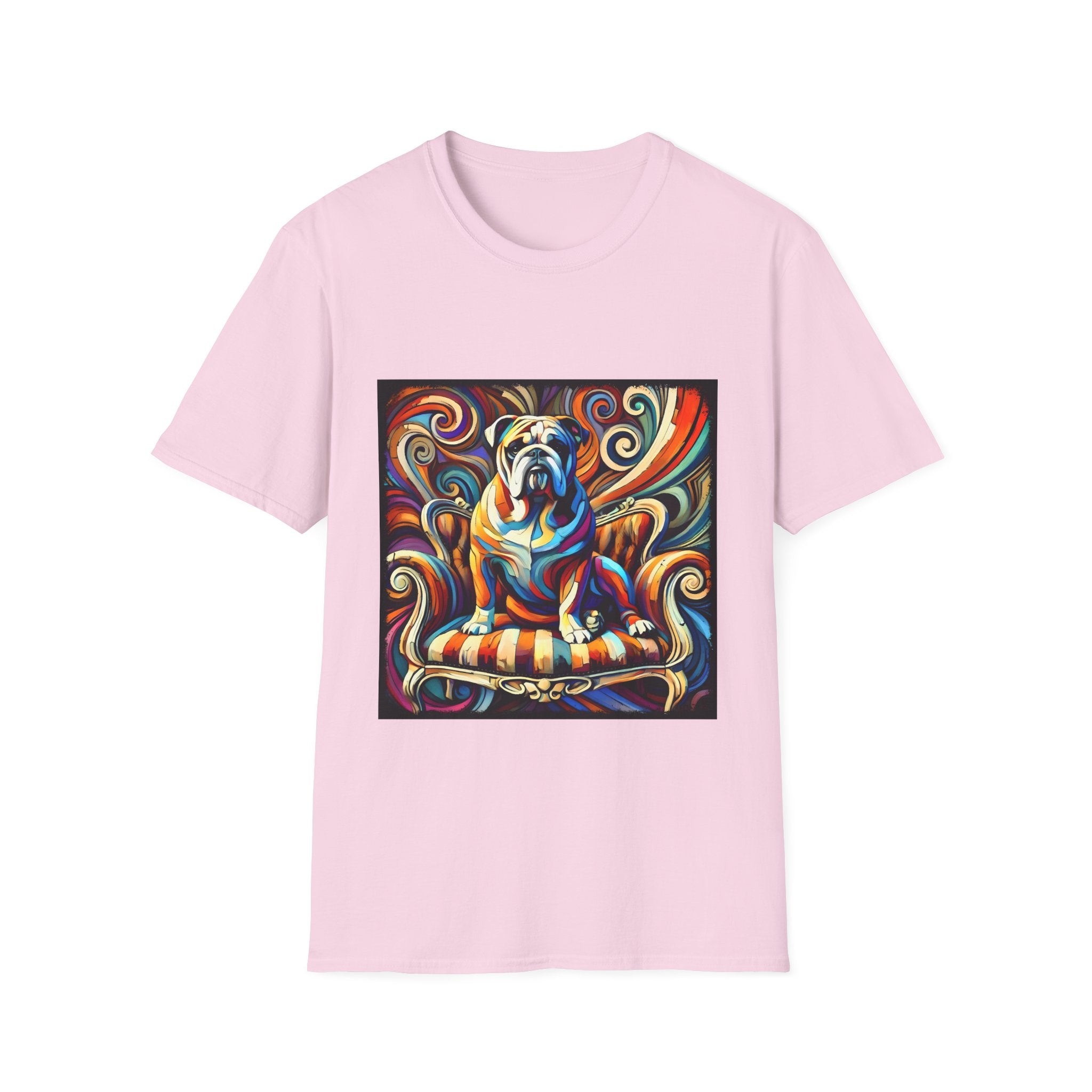 Bulldog Bold Swirl | Unisex Dog T-Shirt