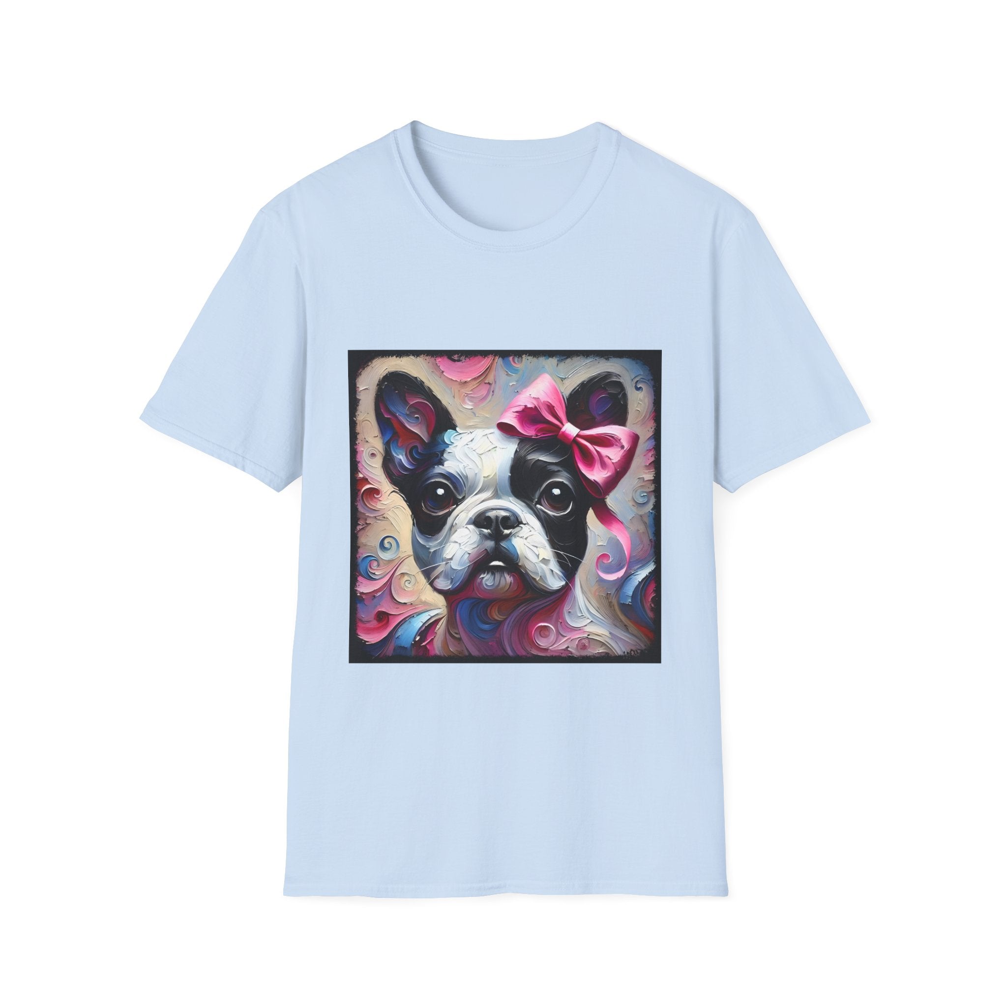 French Bulldog Textured Swirl | Unisex Dog T-Shirt