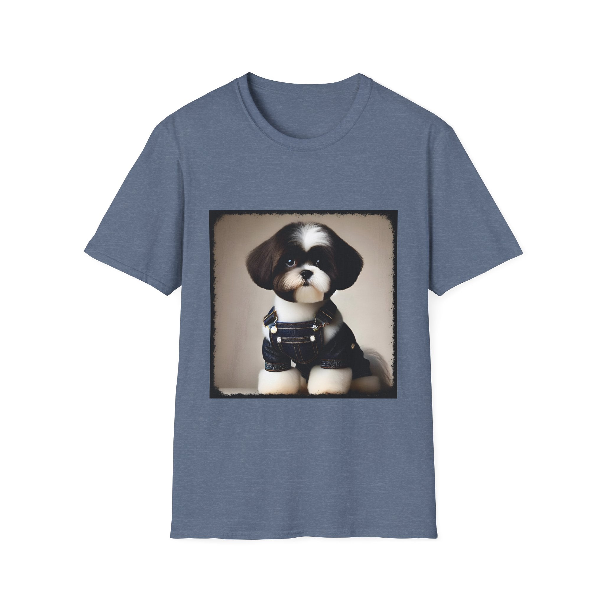 Shih Tzu Denim Darling | Unisex Dog T-Shirt
