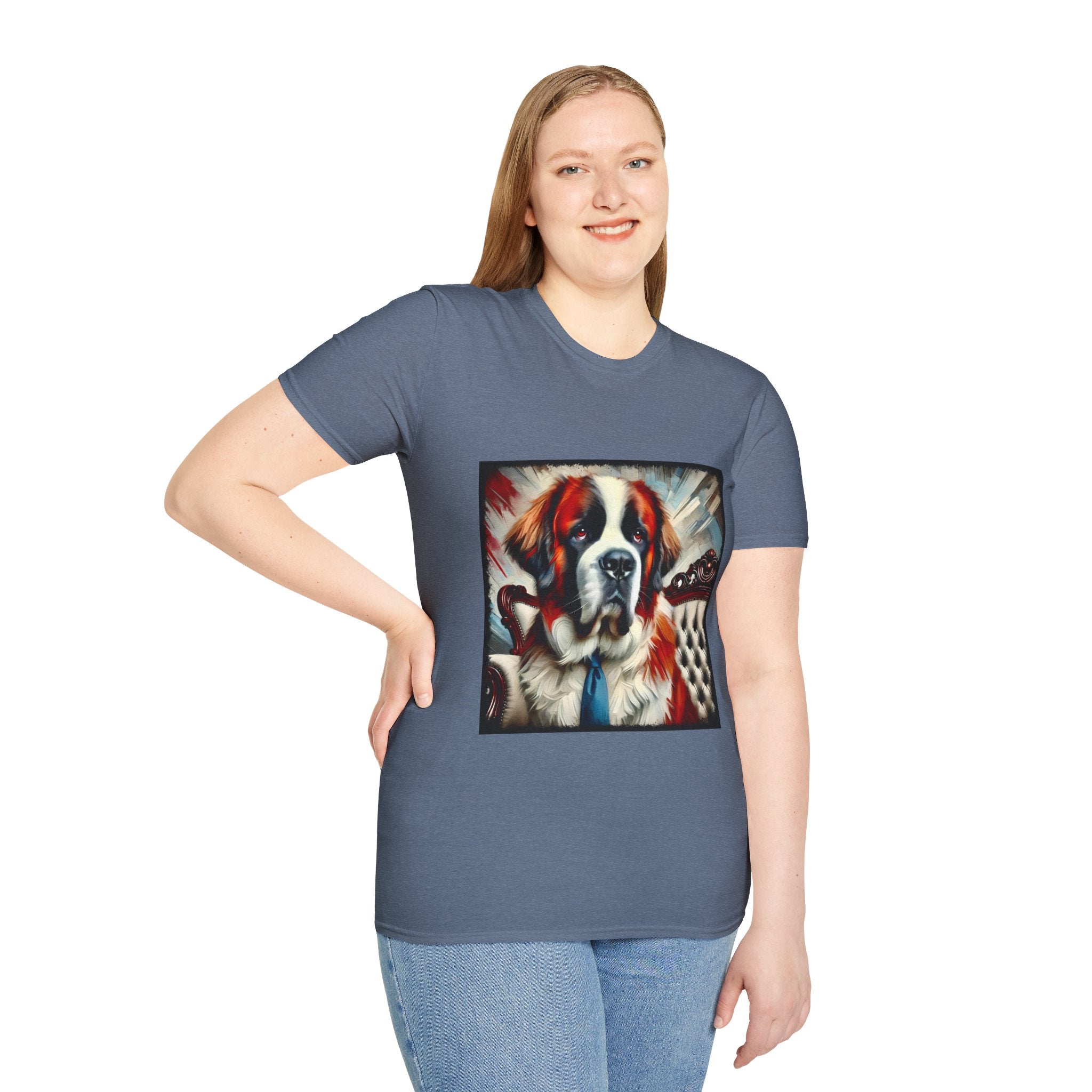Saint Bernard Big Boss | Unisex Dog T-Shirt
