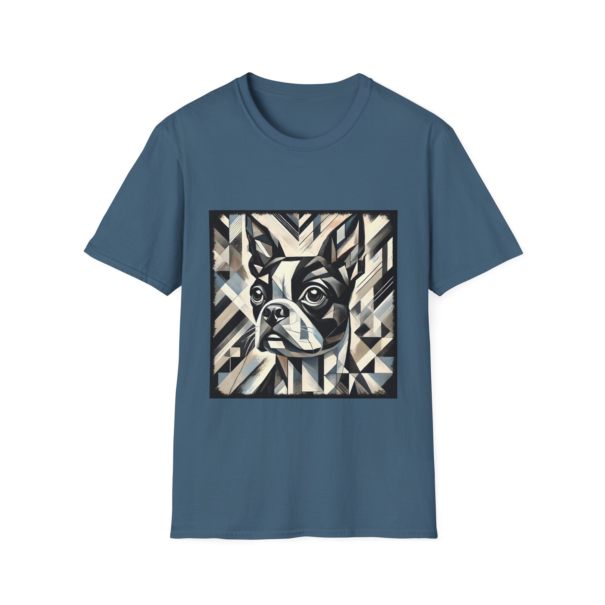 Boston Terrier Geometric | Unisex Dog T-Shirt
