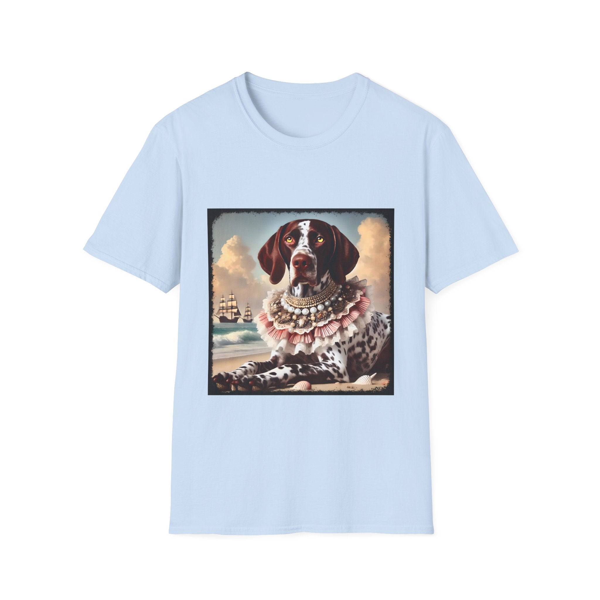 German Shorthaired Pointer Beach Beauty | Unisex Dog T-Shirt