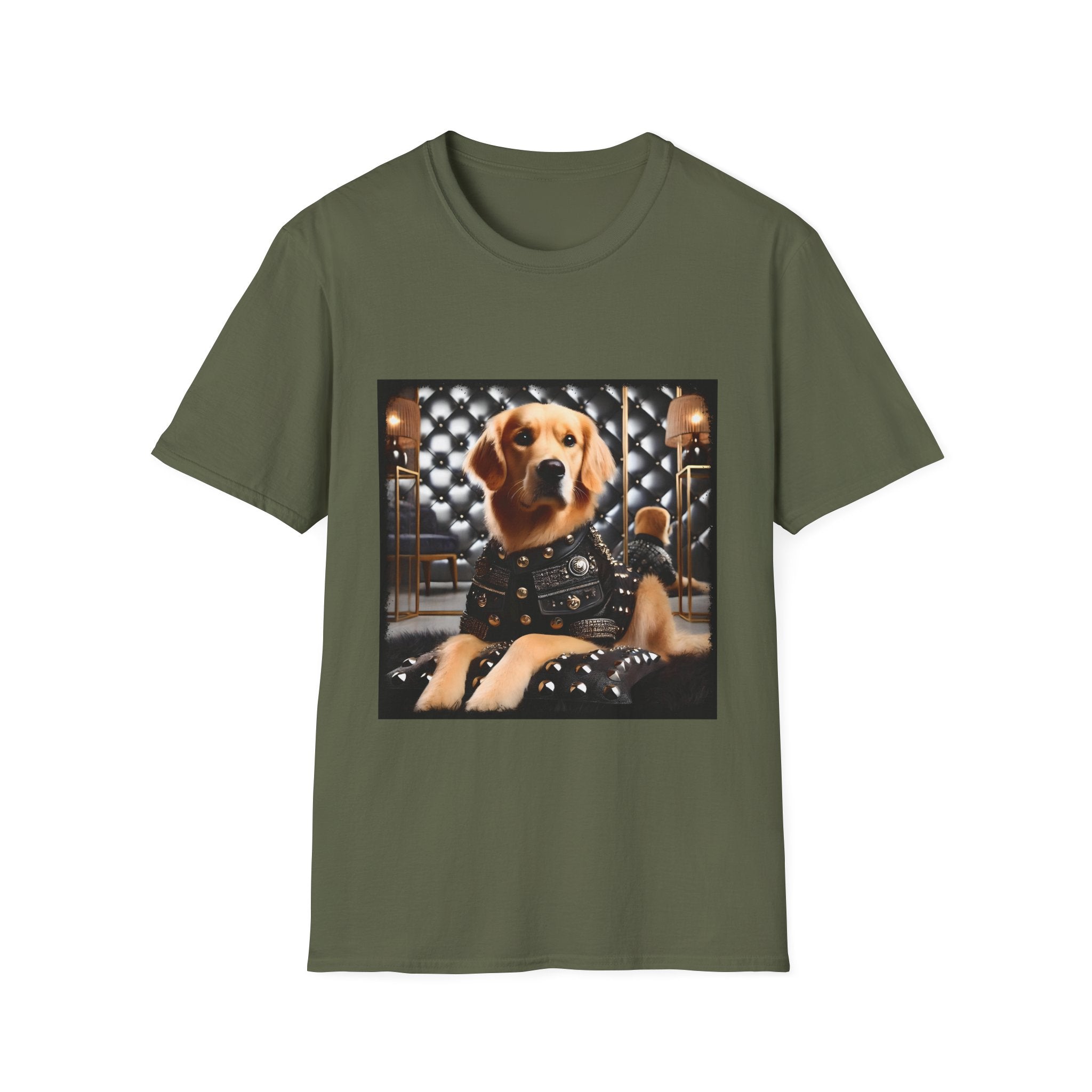 Golden Retriever Grit & Glam  | Unisex Dog T-Shirt