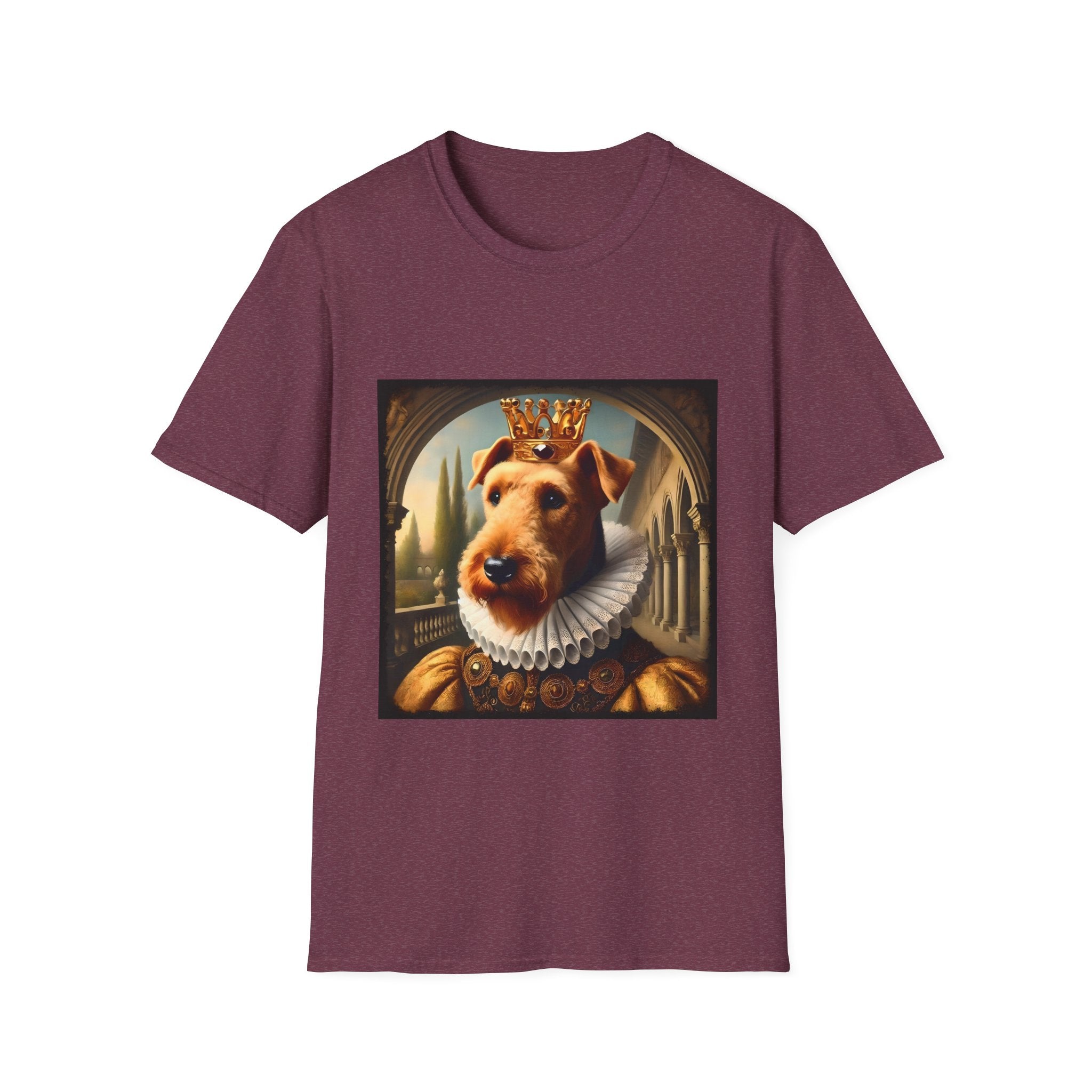 Airedale Terrier Crowned Gent | Unisex Dog T-Shirt