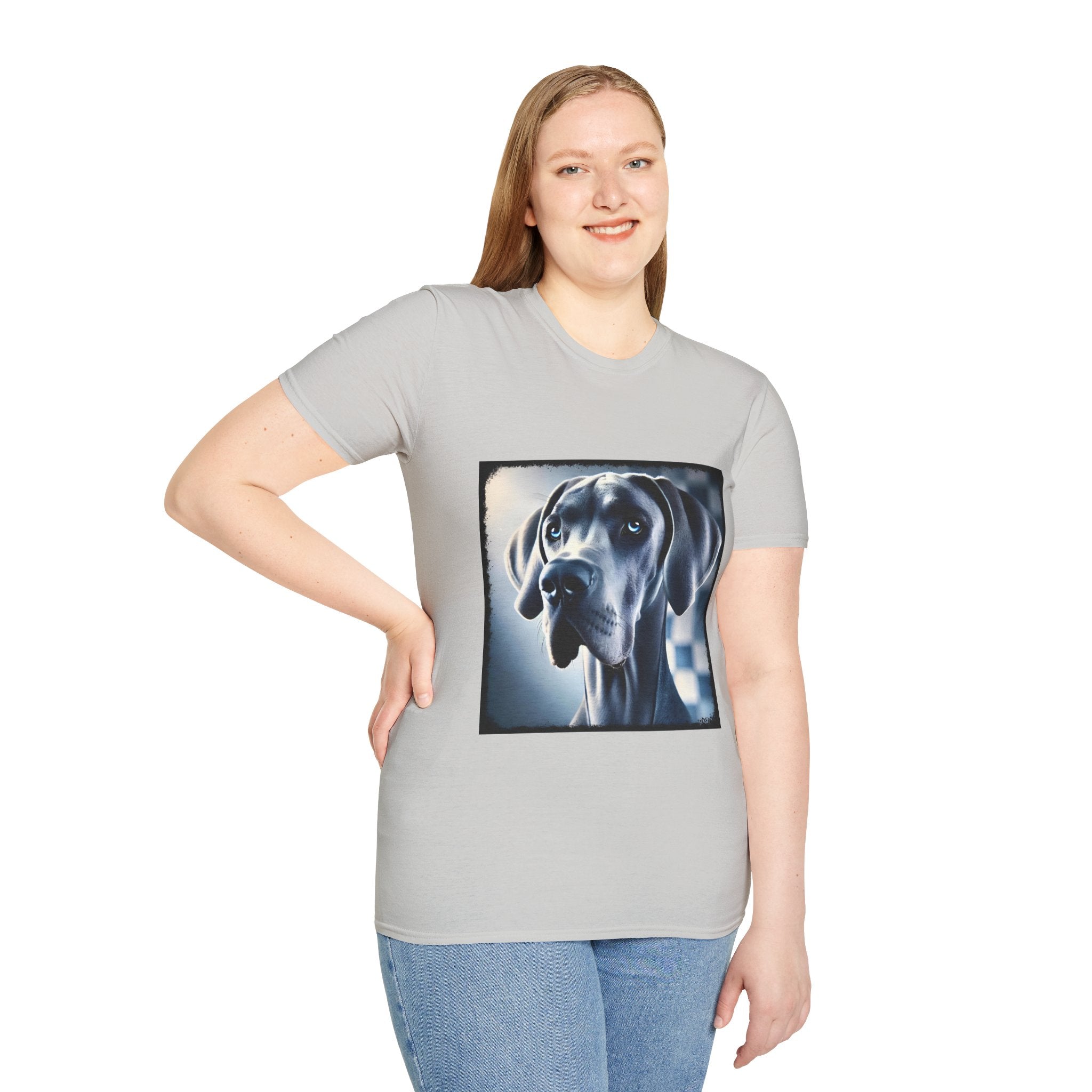 Great Dane Regal Pose | Unisex Dog T-Shirt