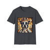 Boston Terrier dog apparel “Mighty Monarch” print