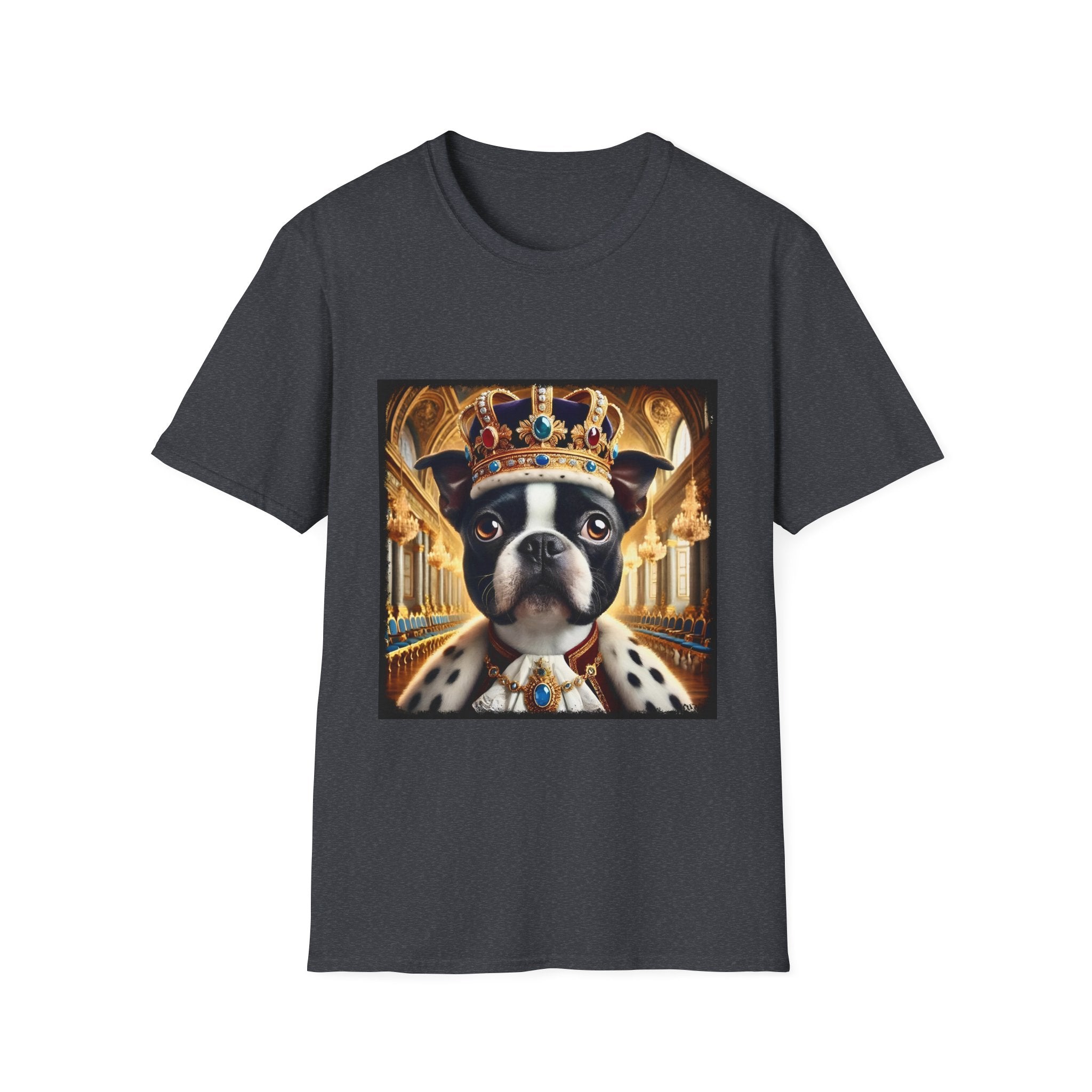 Boston Terrier dog apparel “Mighty Monarch” print