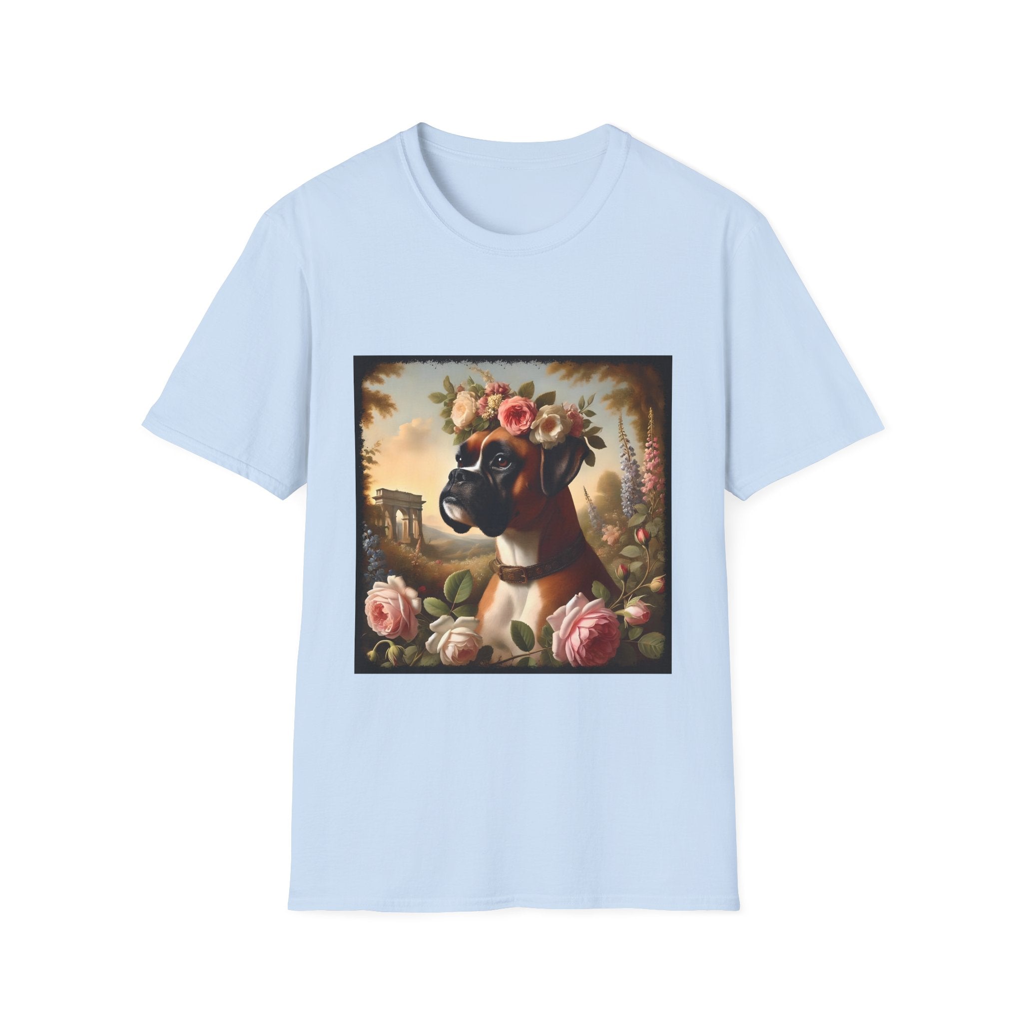 Boxer Botanical Beauty | Unisex Dog T-Shirt