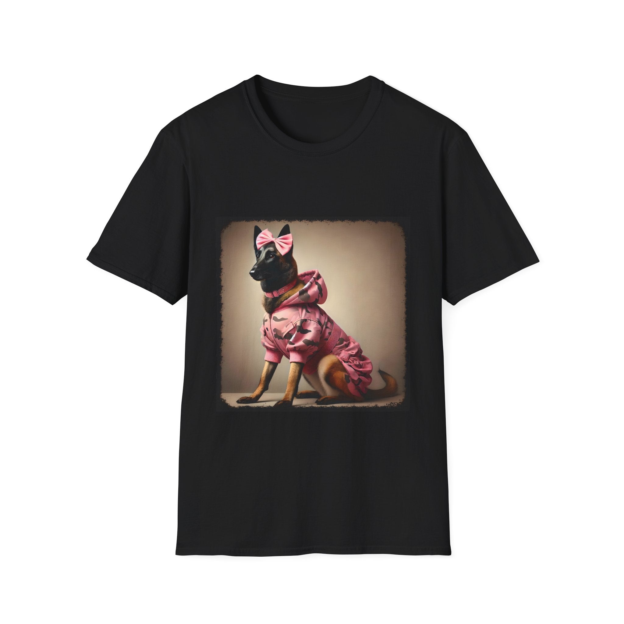 Belgian Malinois Pink Camo Cutie | Unisex Dog T-Shirt