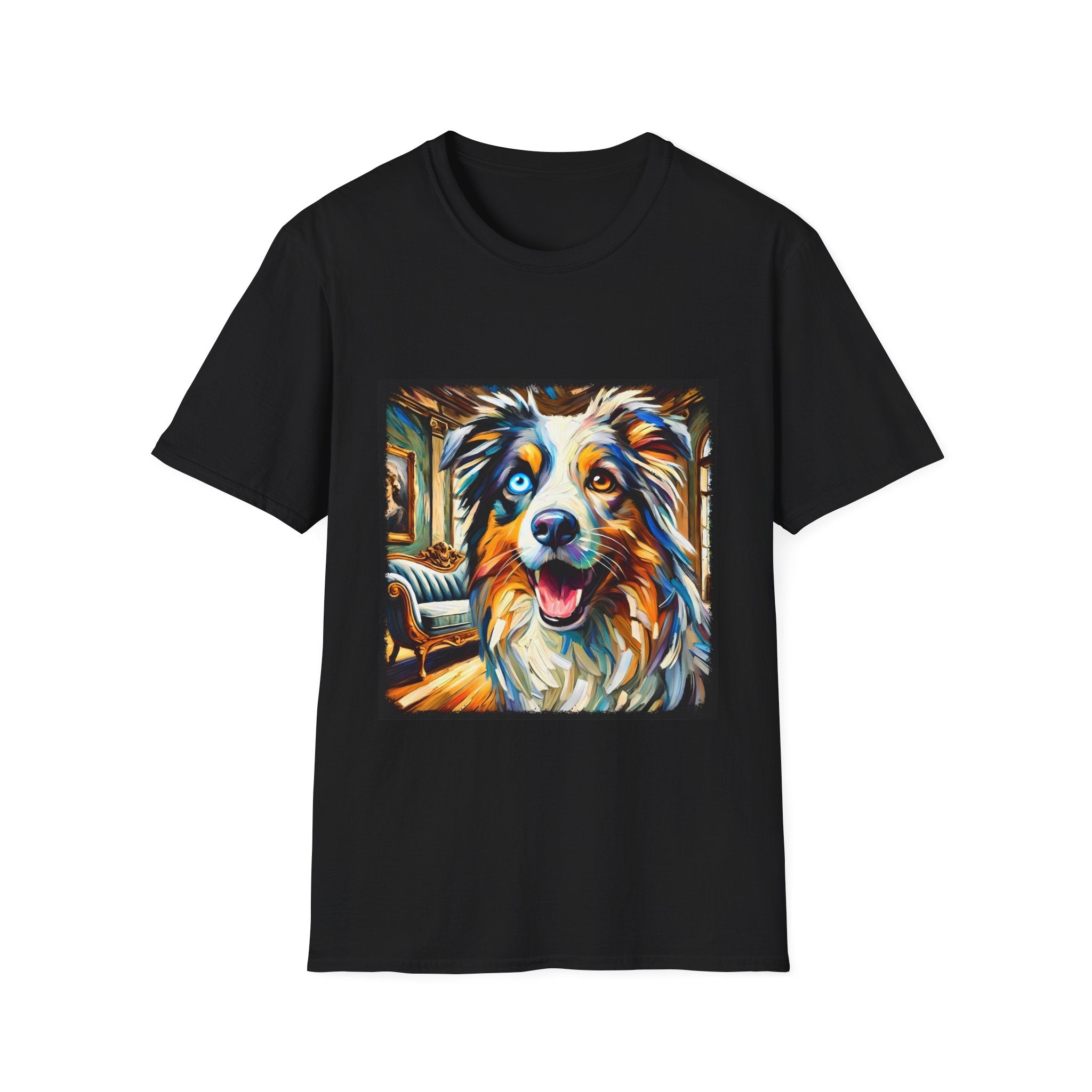 Australian Shepherd Blissful Swirl | Unisex Dog T-Shirt