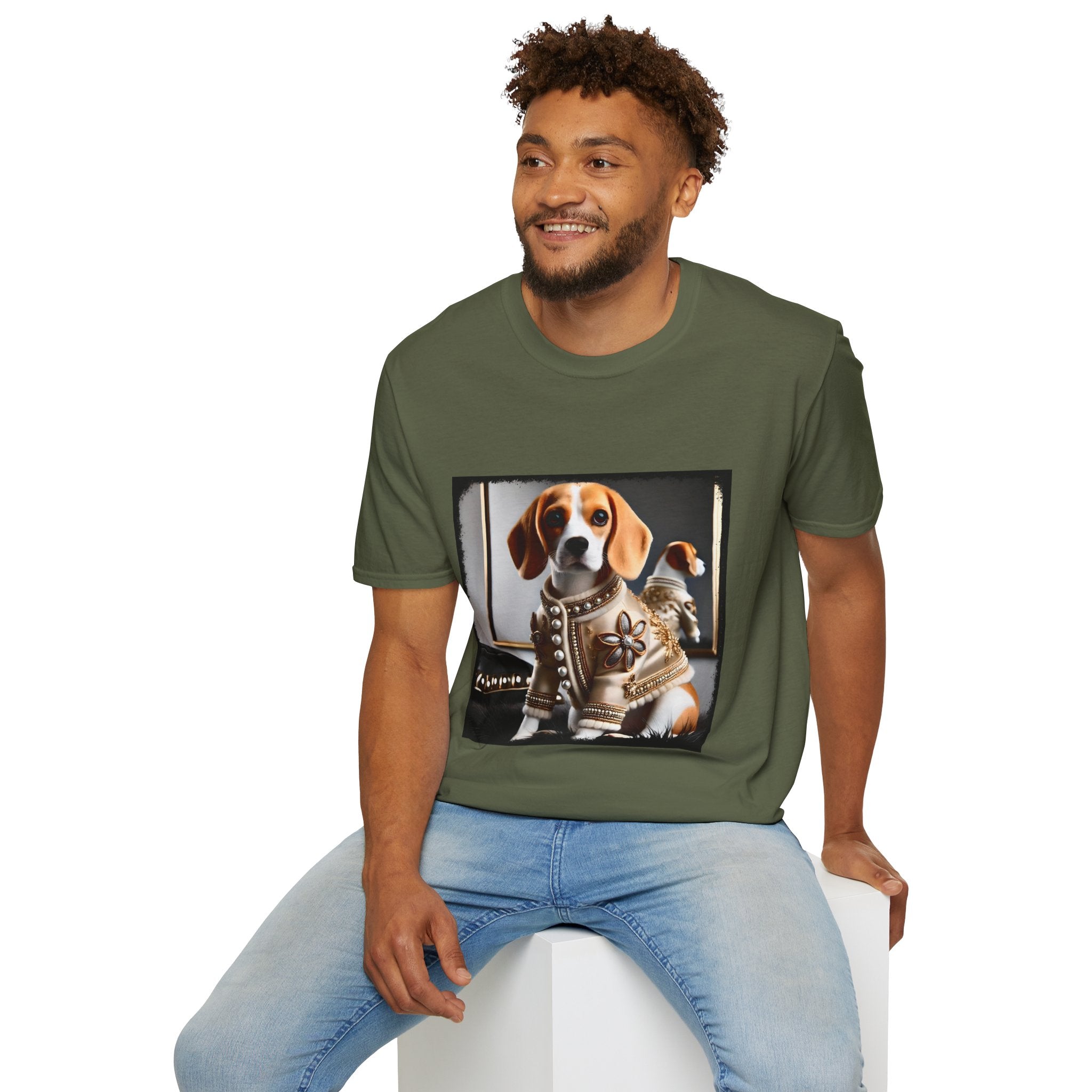 Beagle Golden Girl | Unisex Dog T-Shirt