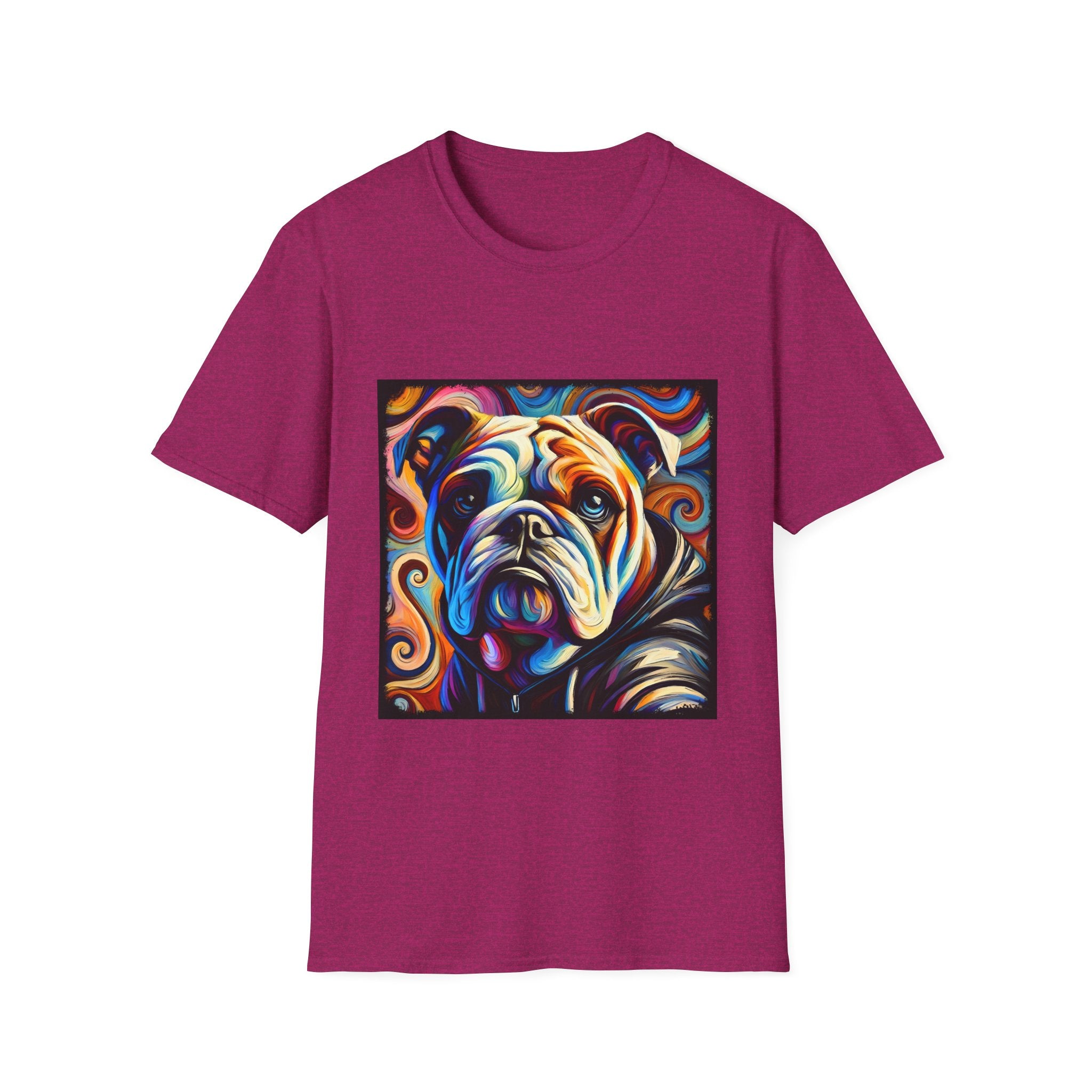 Bulldog Relaxed Swirl | Unisex Dog T-Shirt