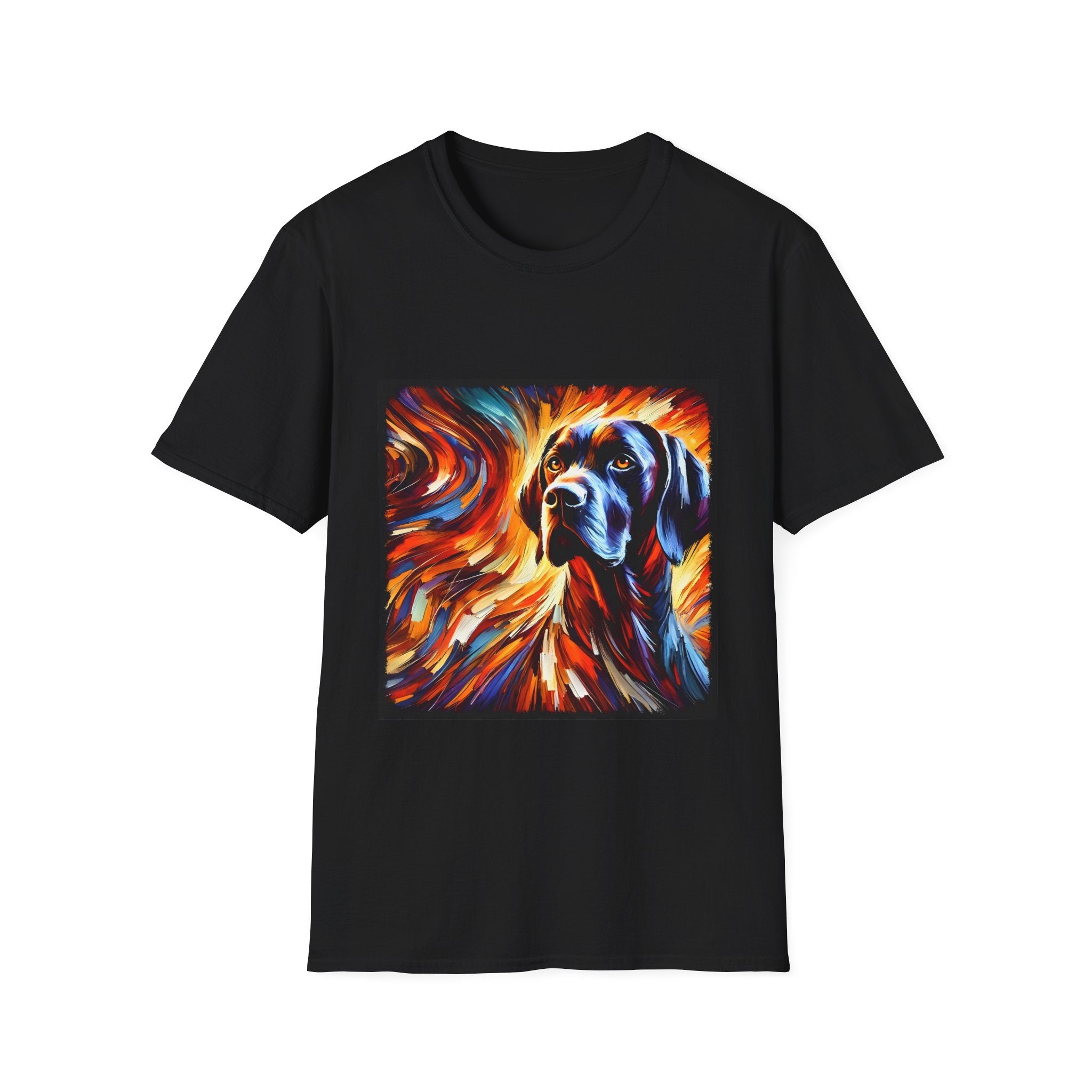 German Shorthaired Pointer Bold Fire Classic | Unisex Dog T-Shirt