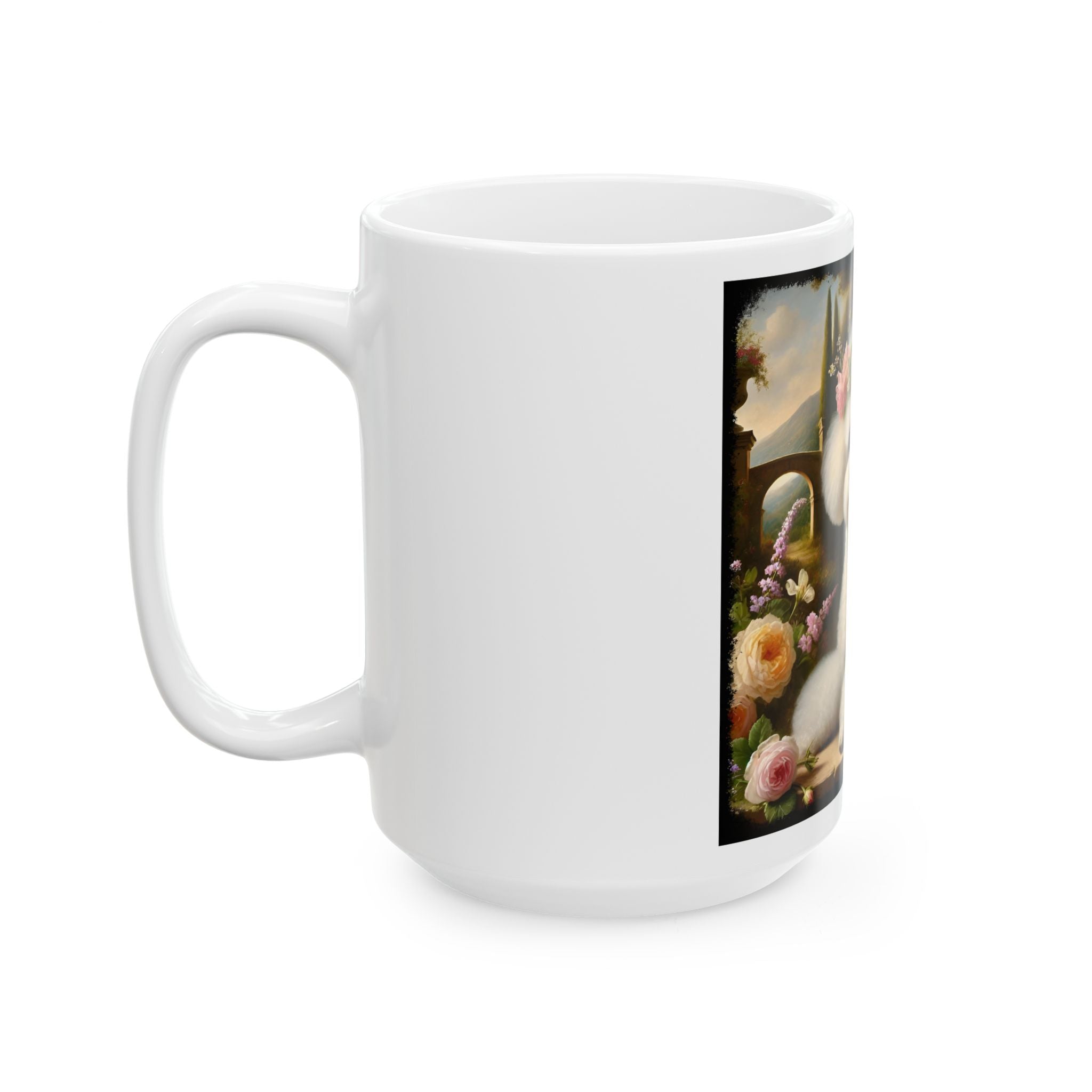 Bichon Frise Botanical Beauty | Dog Themed Ceramic Mug
