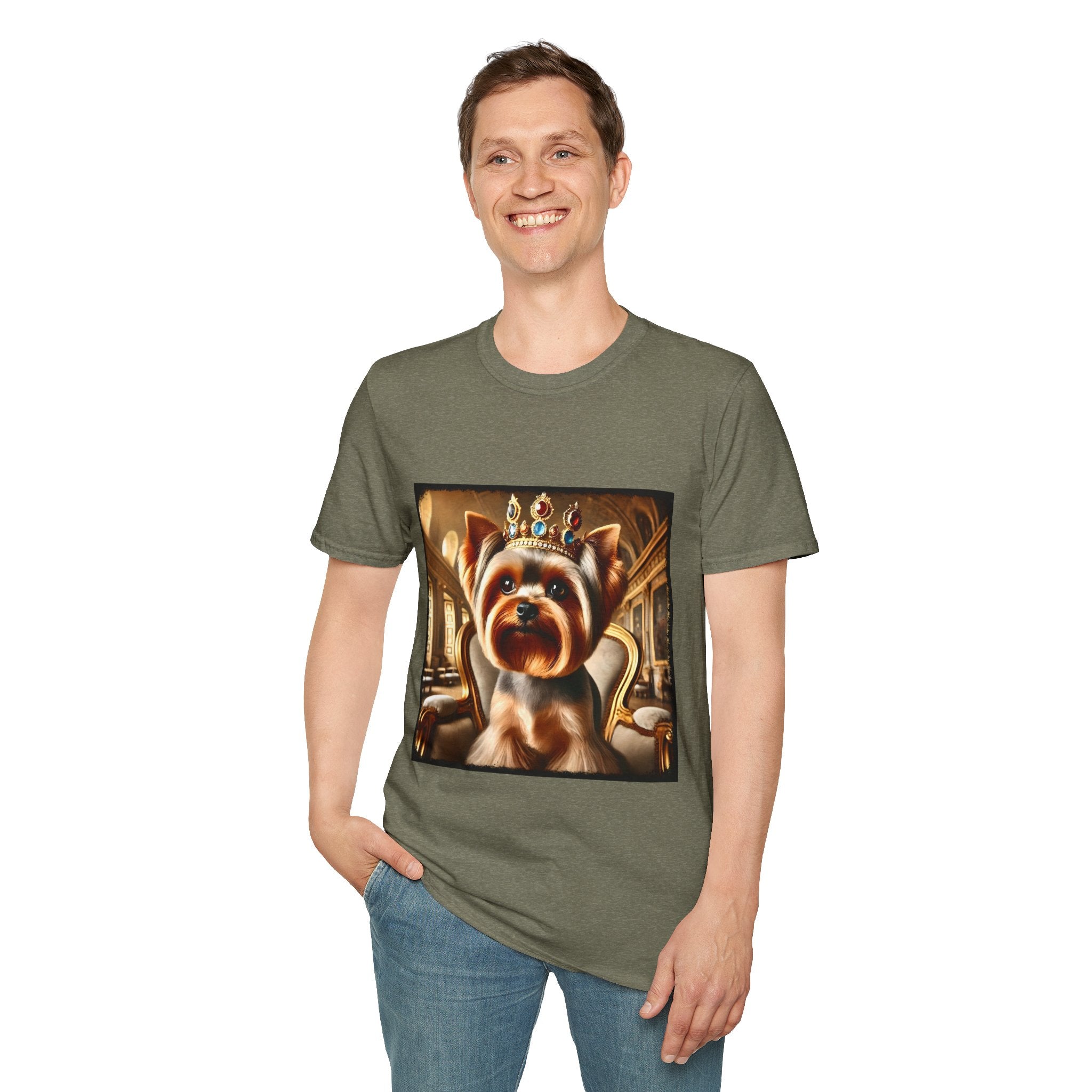 Yorkshire Terrier Mighty Monarch | Unisex Dog T-Shirt