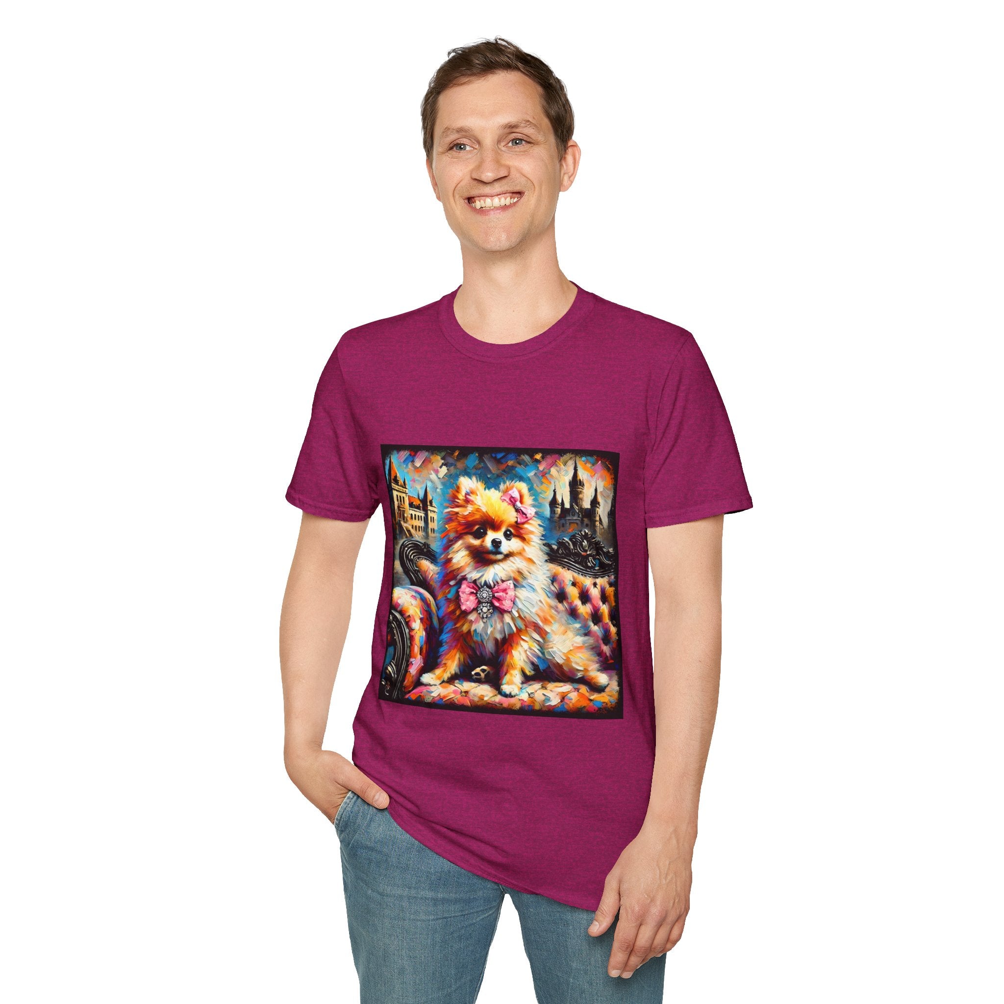 Pomeranian Diamond Princess Classic  | Unisex Dog T-Shirt