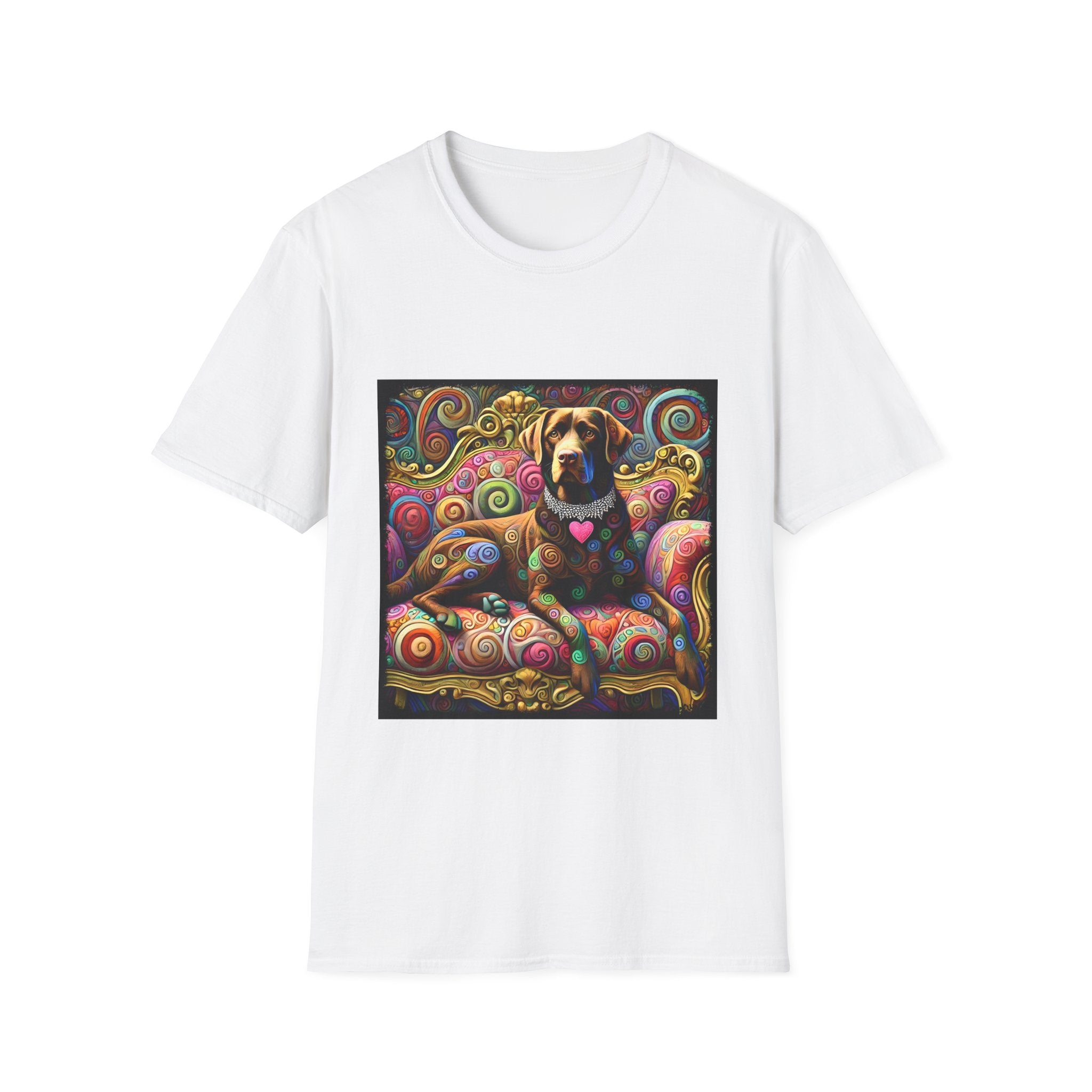 Labrador Retriever Love Swirl | Unisex Dog T-Shirt