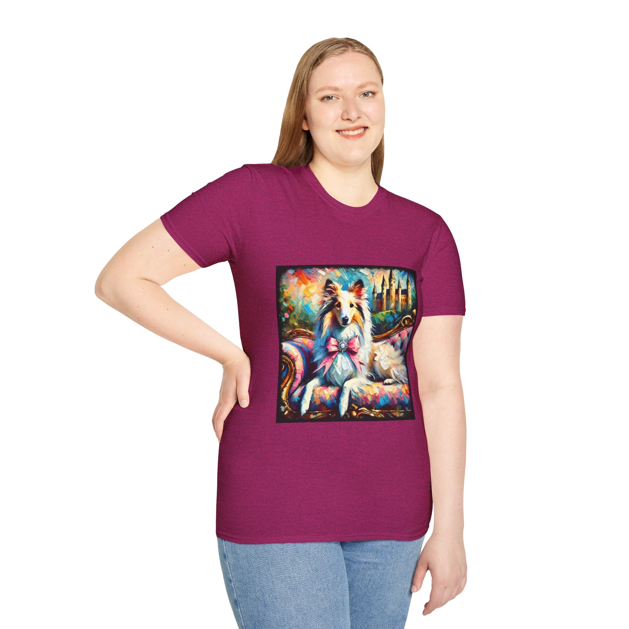 Collie Diamond Princess Classic | Unisex Dog T-Shirt