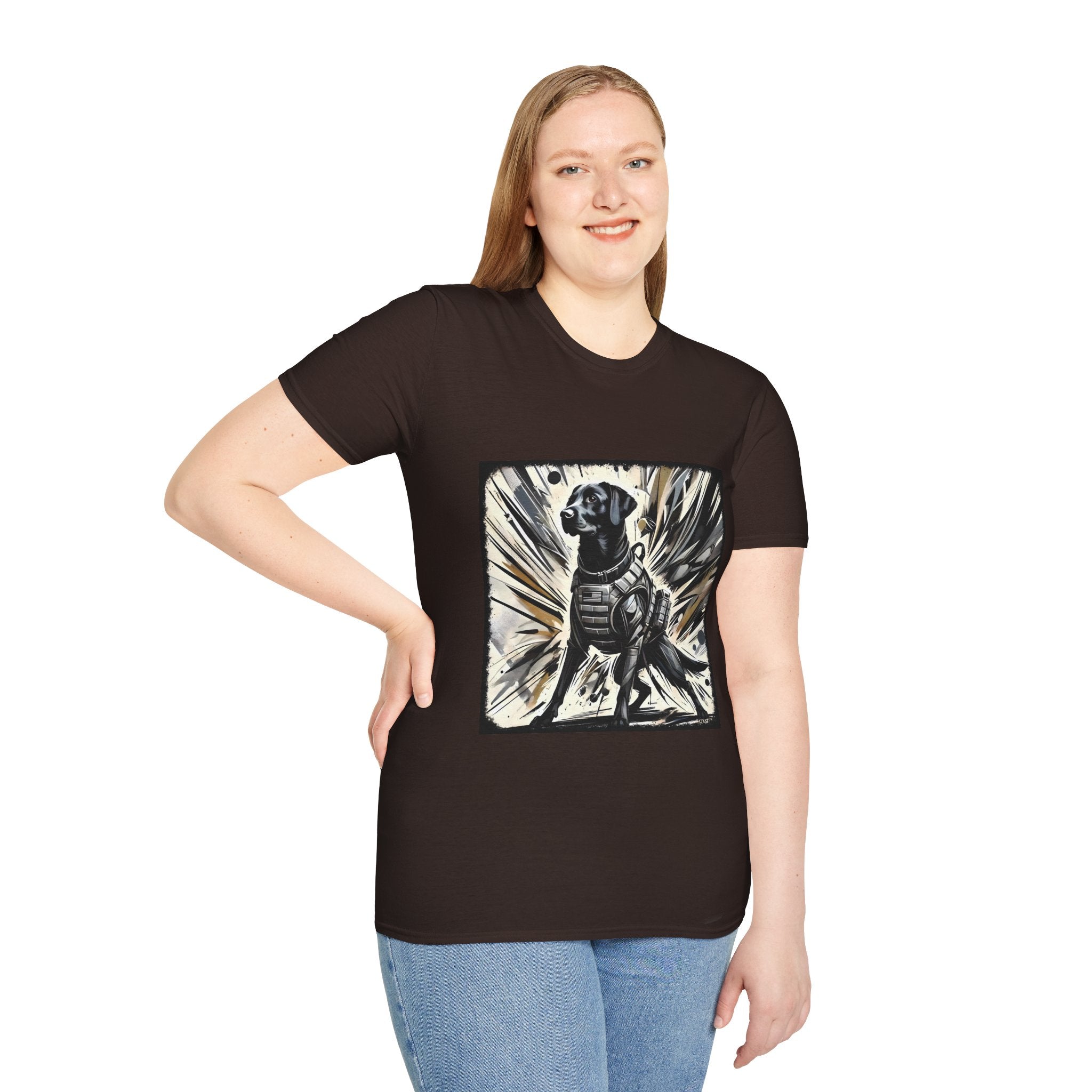 Labrador Retriever Bold Armor Classic | Unisex Dog T-Shirt
