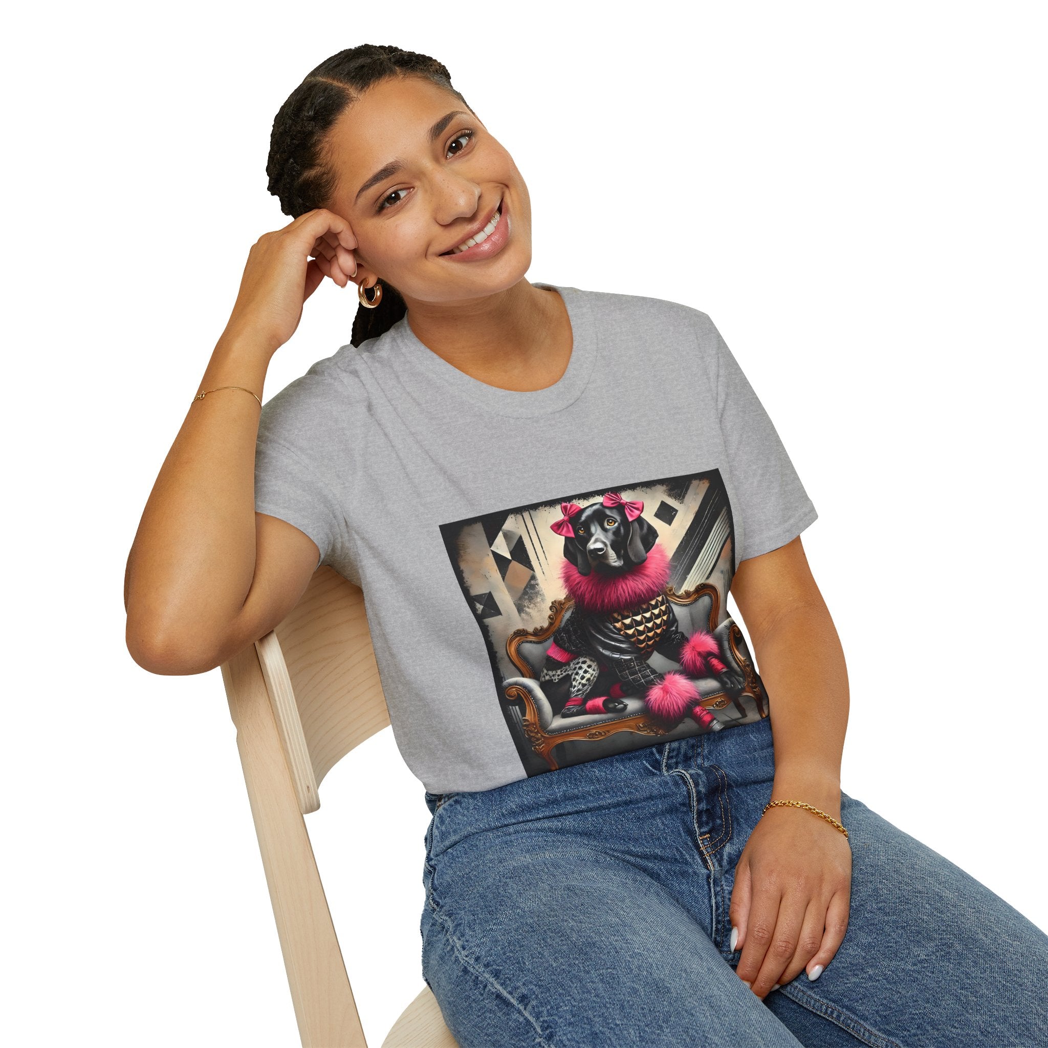 German Shorthaired Pointer Chic Rocker | Unisex Dog T-Shirt