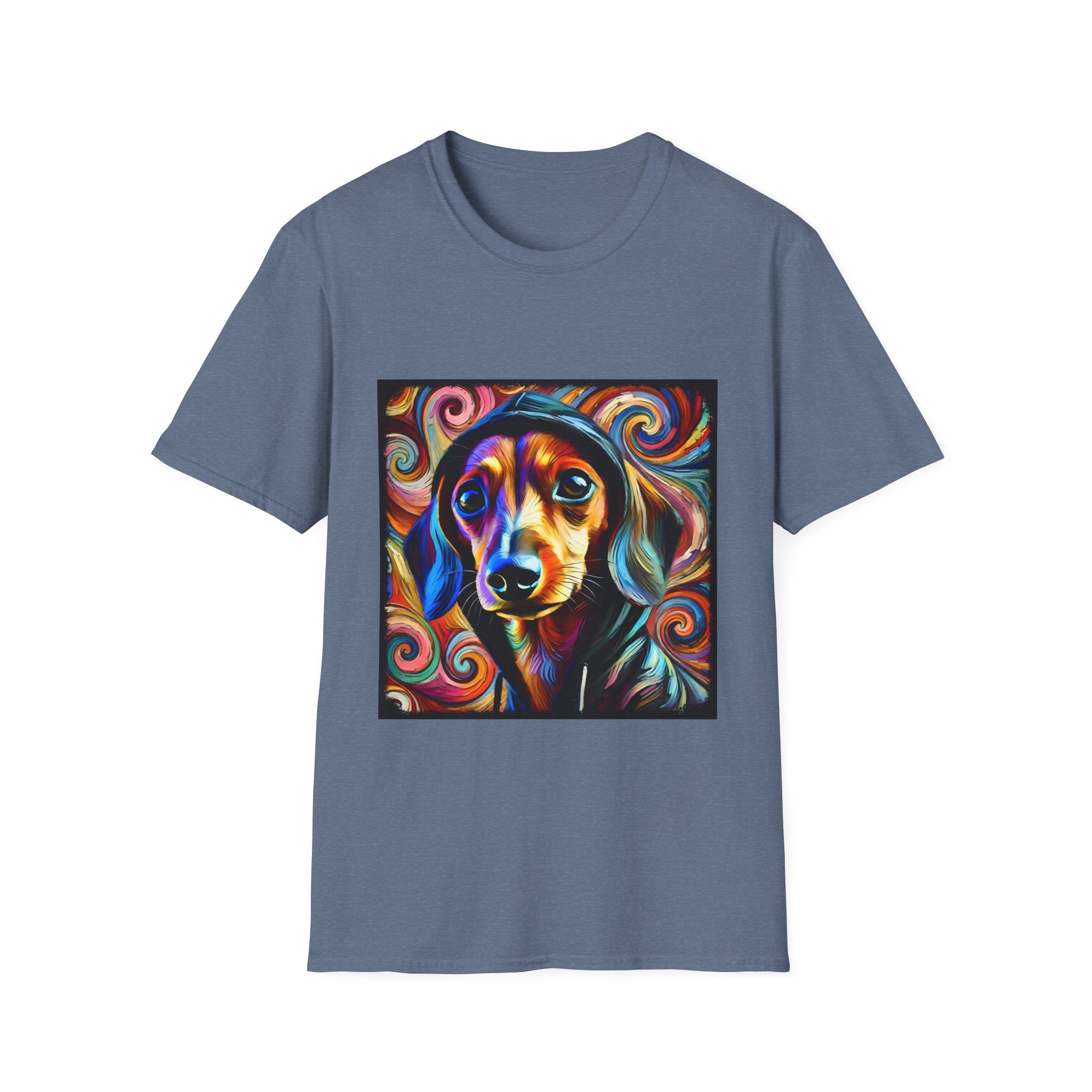 Dachshund Relaxed Swirl | Unisex Dog T-Shirt