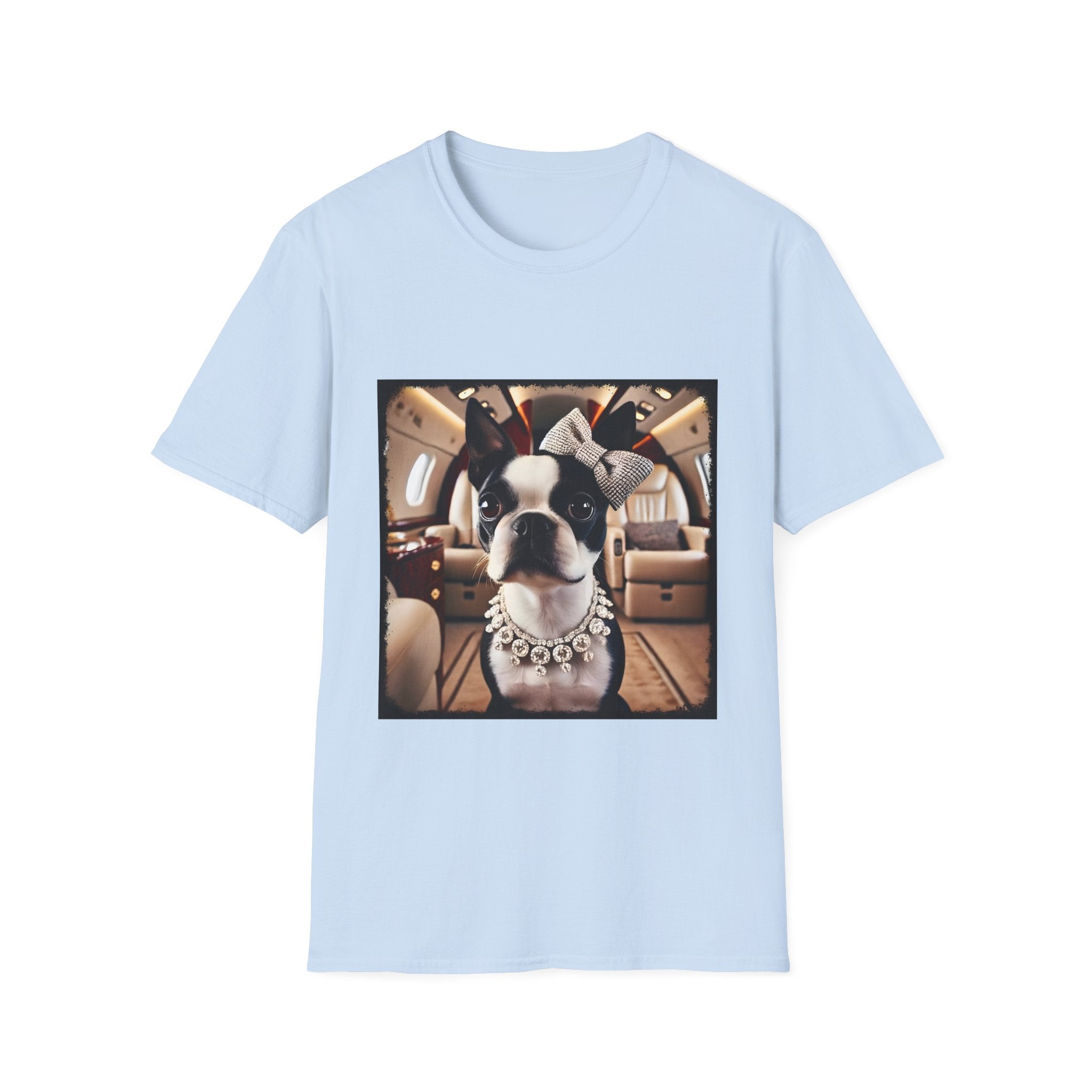 Boston Terrier Jet Setter | Unisex Dog T-Shirt