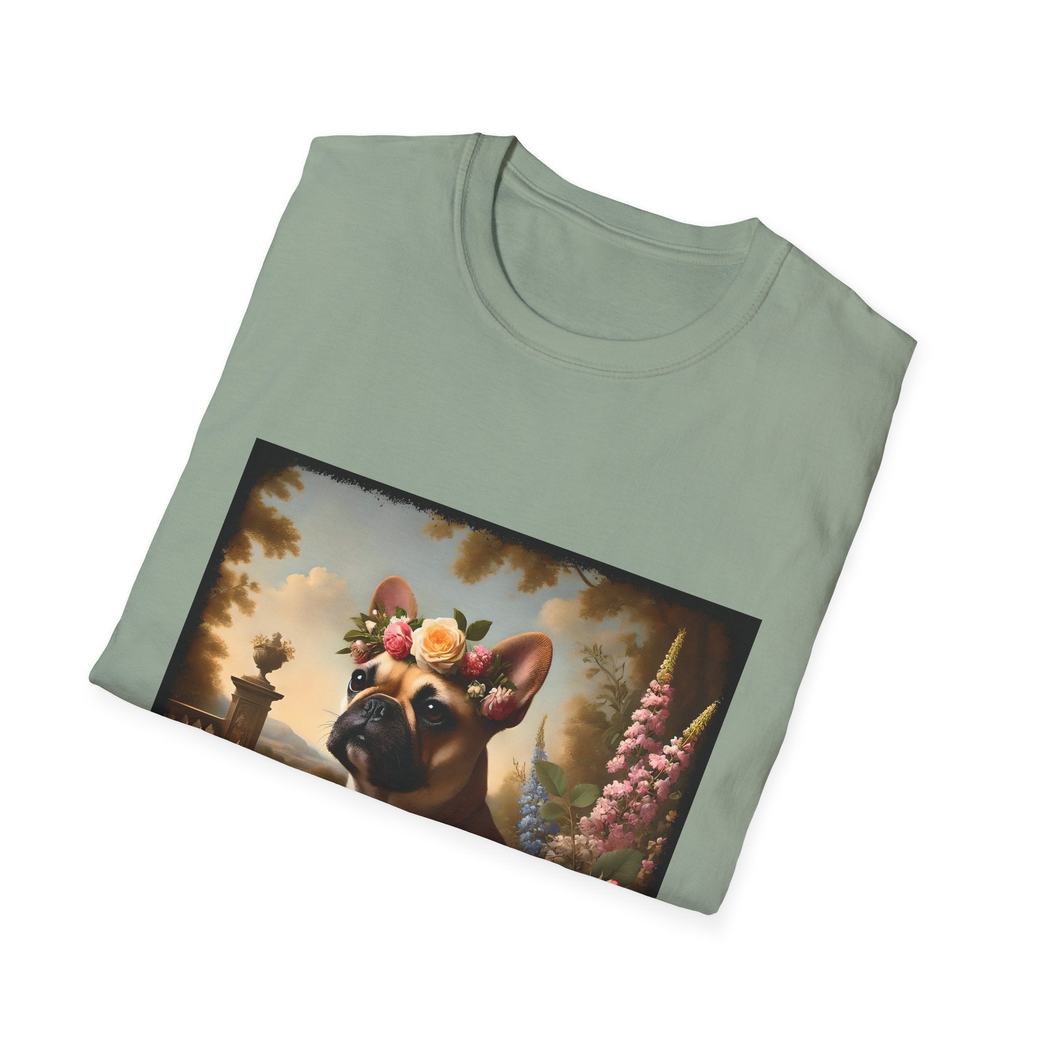 French Bulldog Garden Delight | Unisex Dog T-Shirt