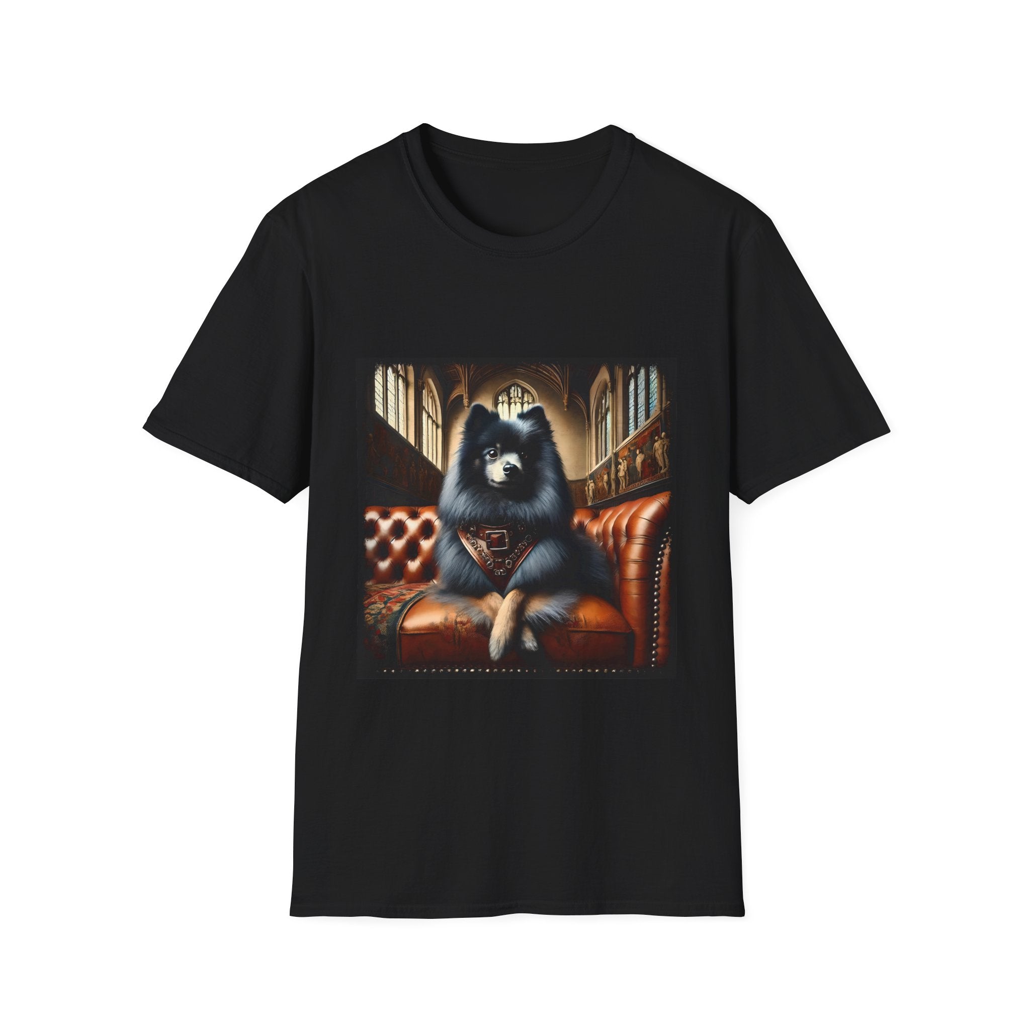 Pomeranian Poised Prince | Unisex Dog T-Shirt