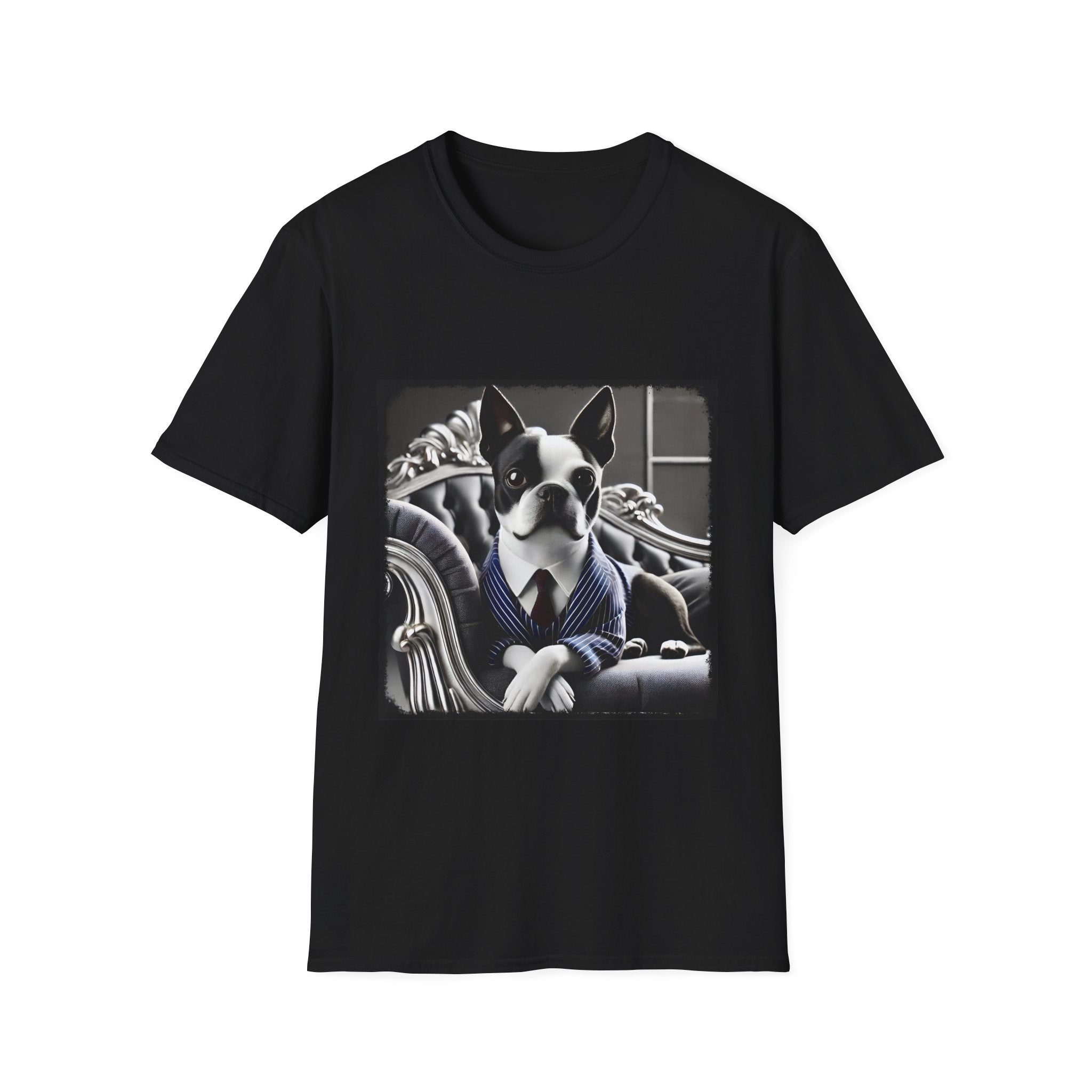 Unisex Boston Terrier graphic tee Dapper Dude