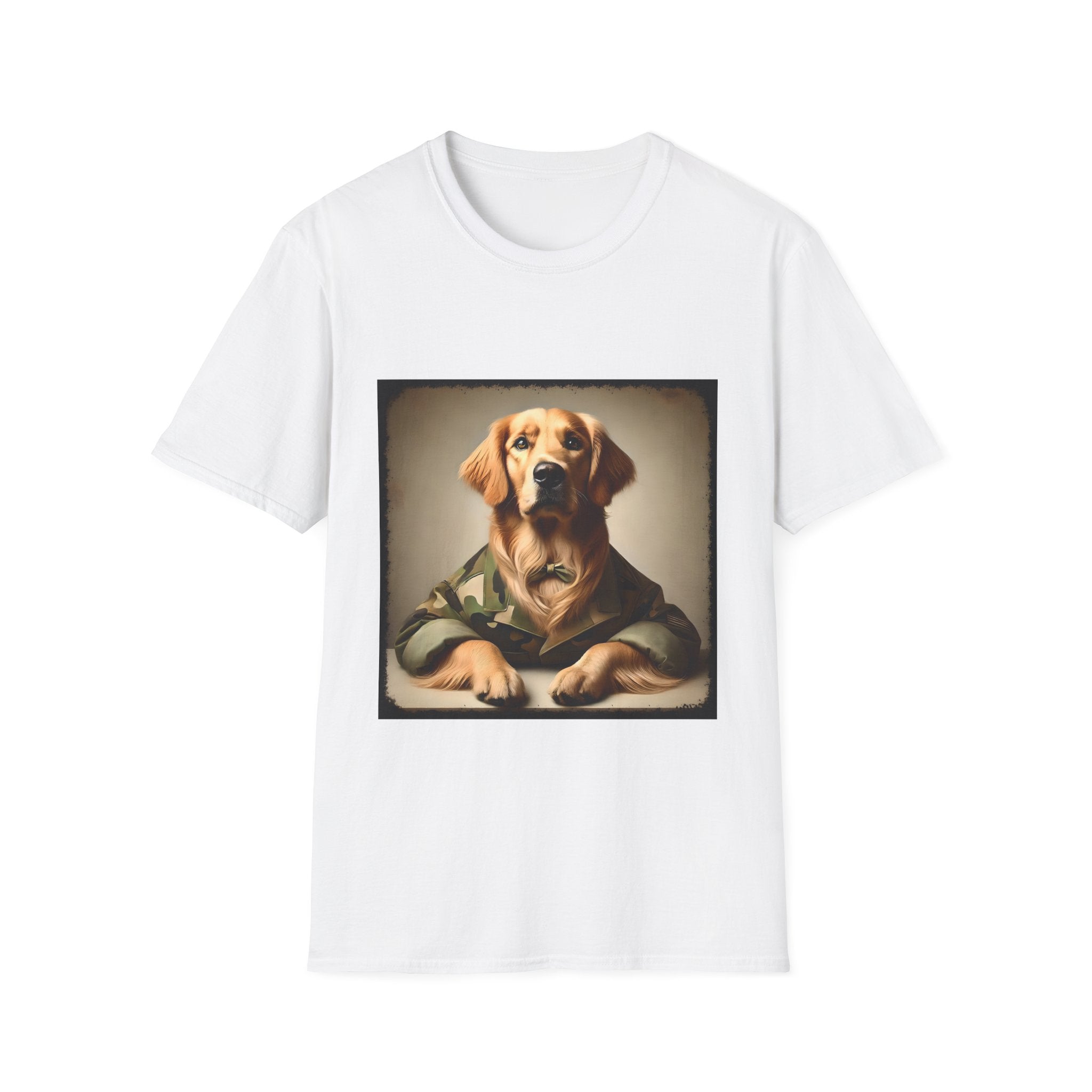 Golden Retriever Camo Gent | Unisex Dog T-Shirt