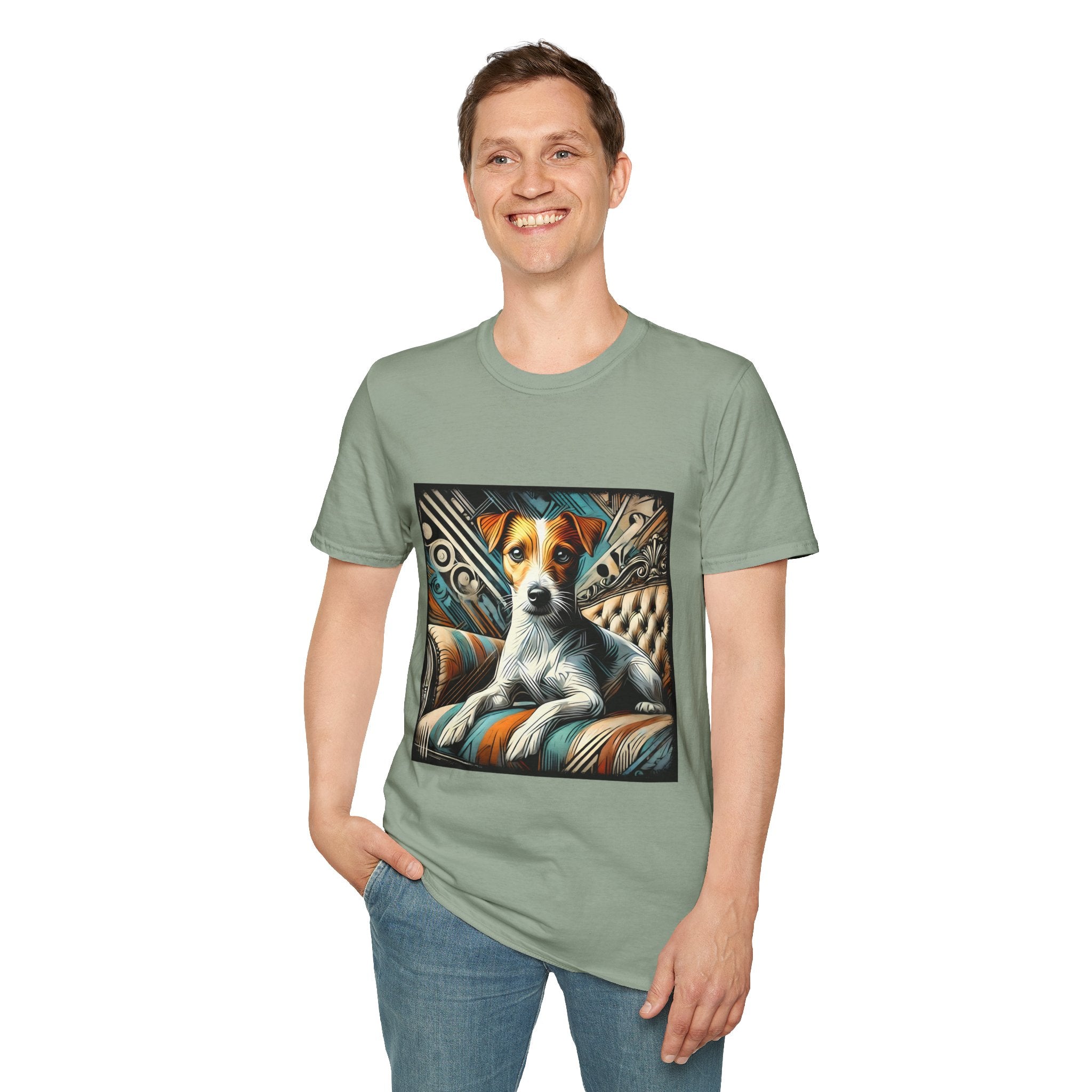 Jack Russell Terrier Warm Rebel | Unisex Dog T-Shirt