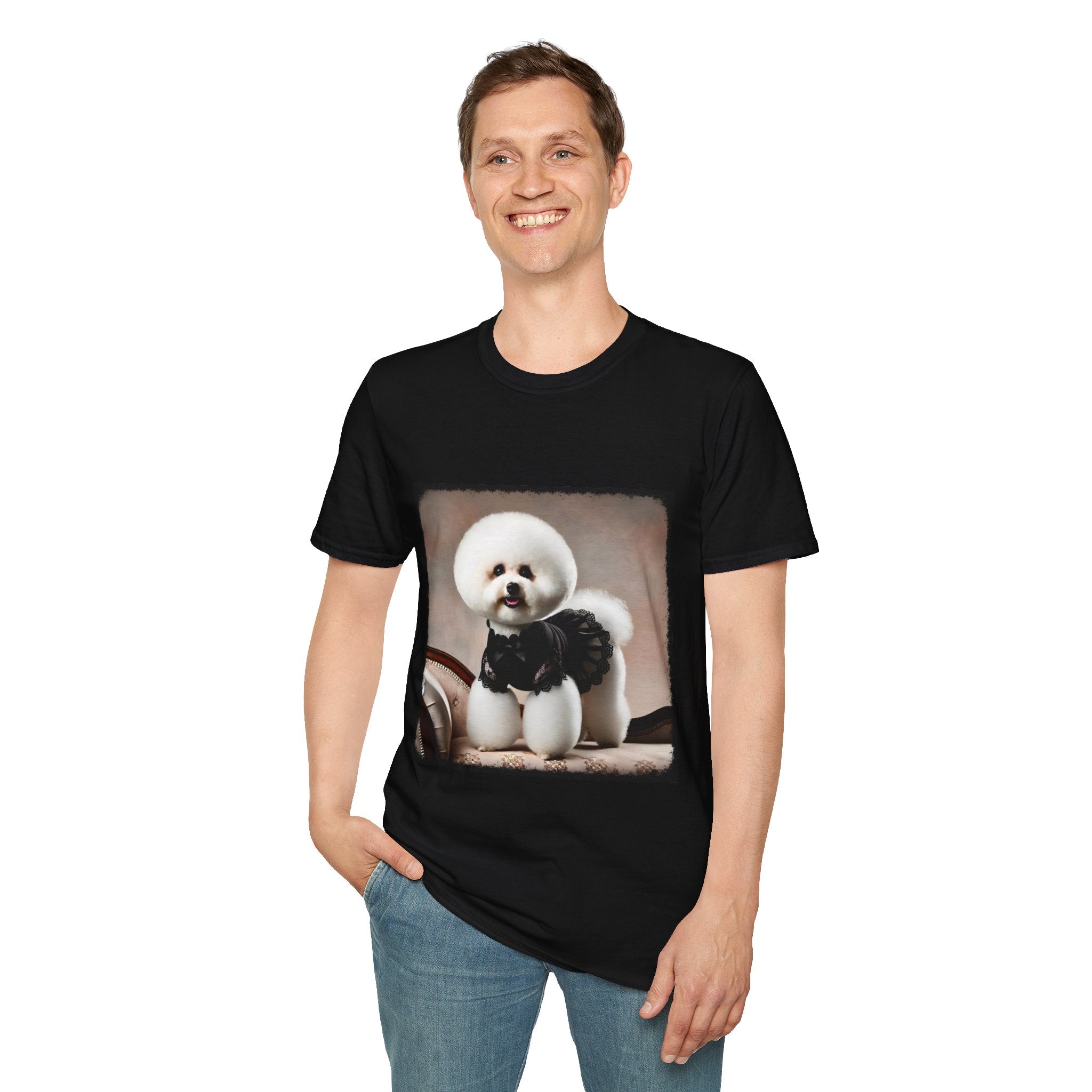 Bichon Frise Lace Darling | Unisex Dog T-Shirt
