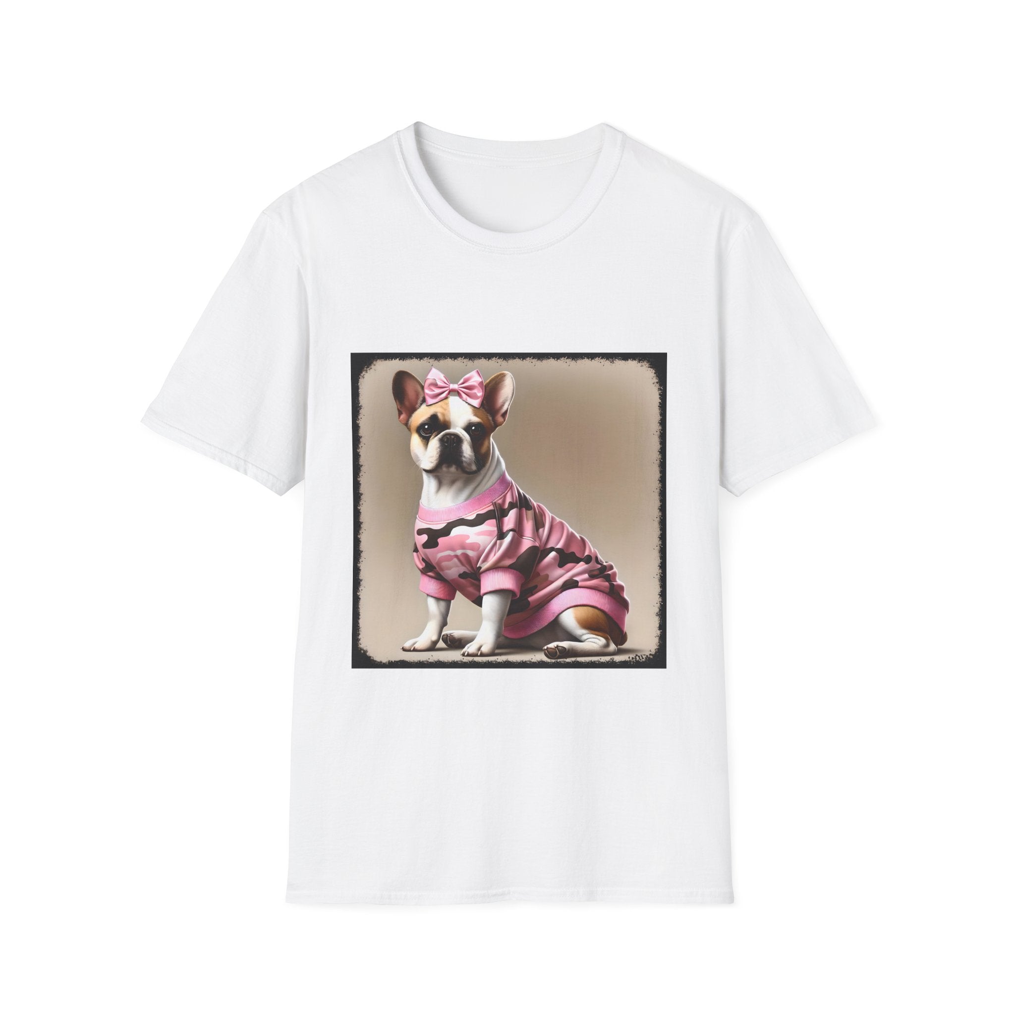 French Bulldog Camo Chic | Unisex Dog T-Shirt