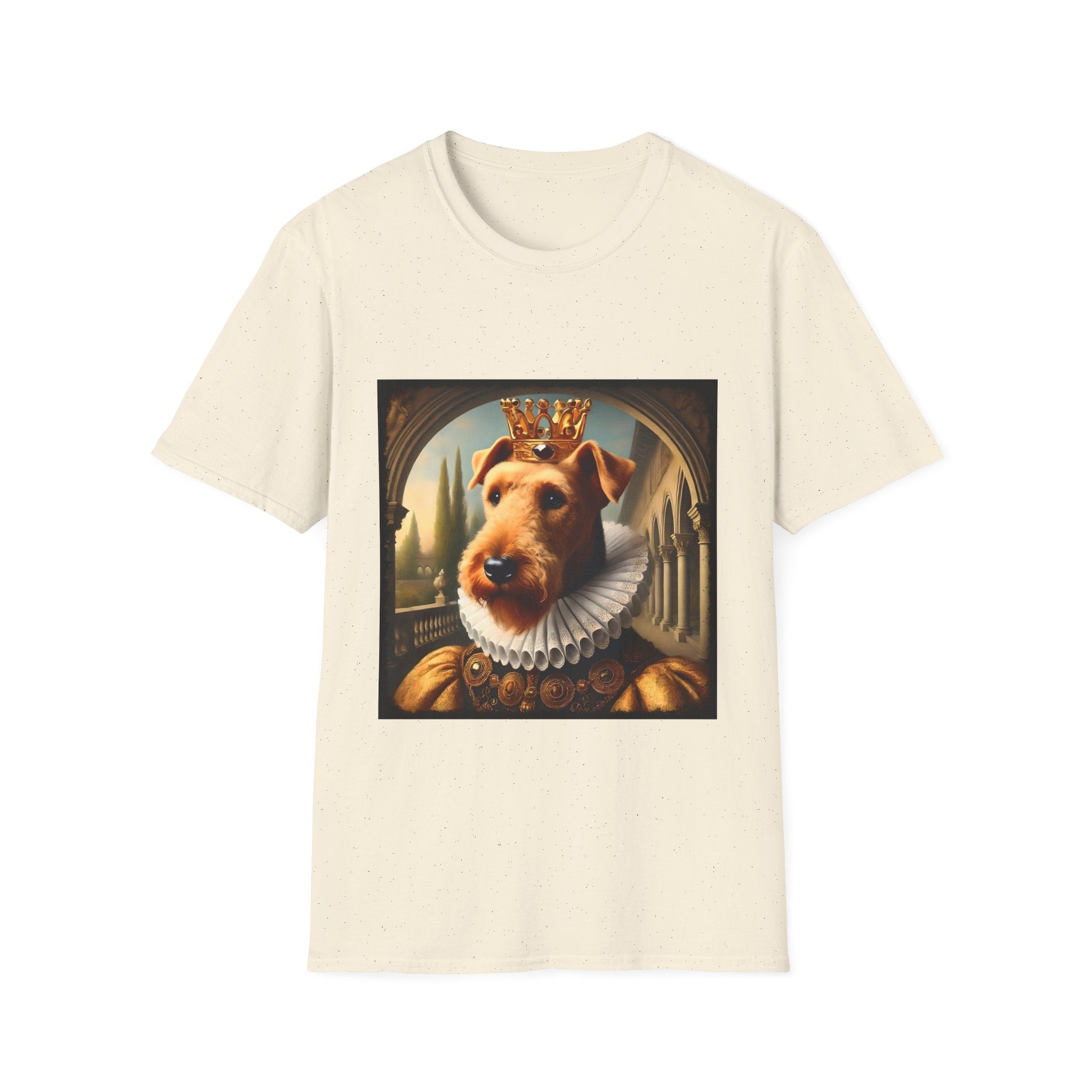 Airedale Terrier Crowned Gent | Unisex Dog T-Shirt