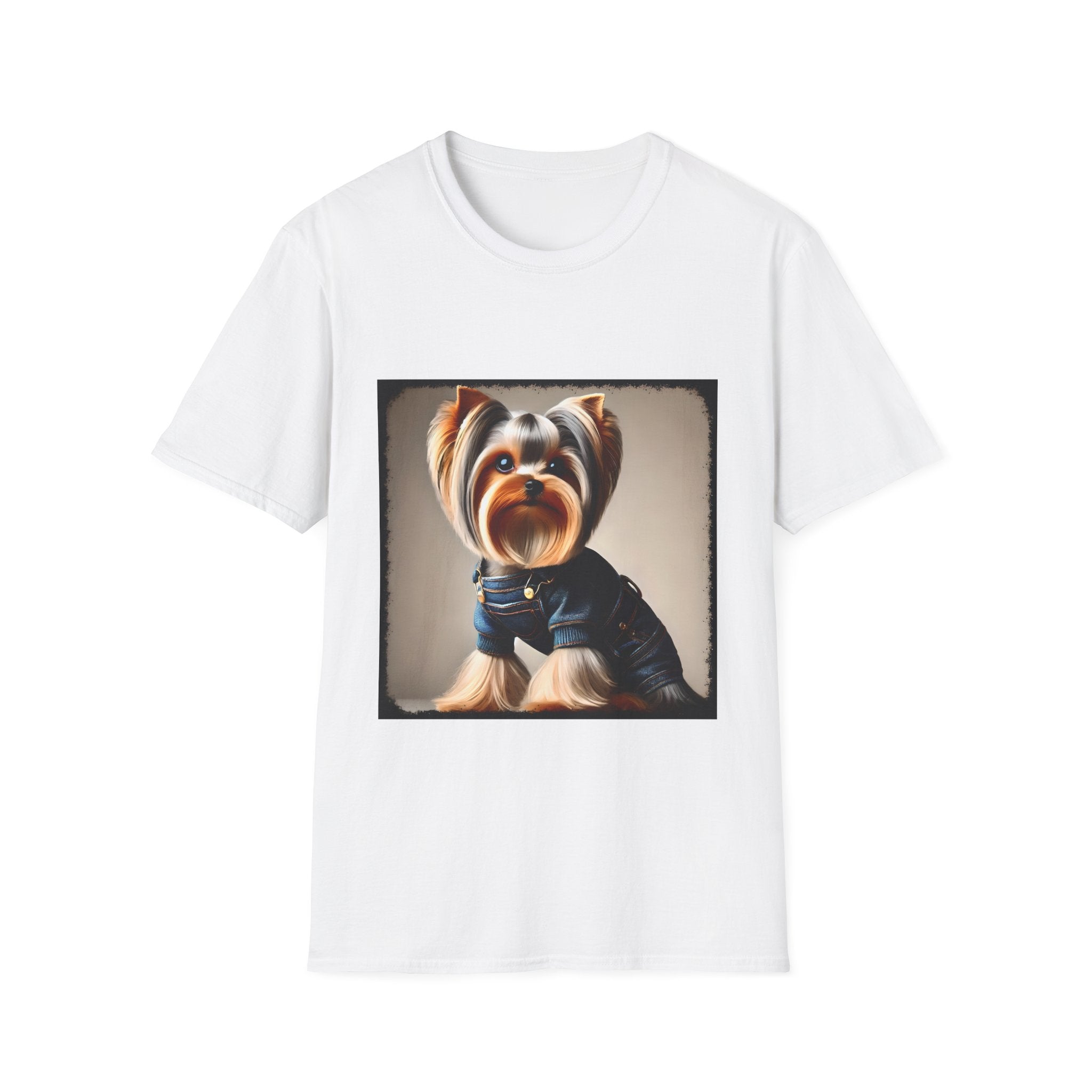 Yorkshire Terrier Denim Belle | Unisex Dog T-Shirt