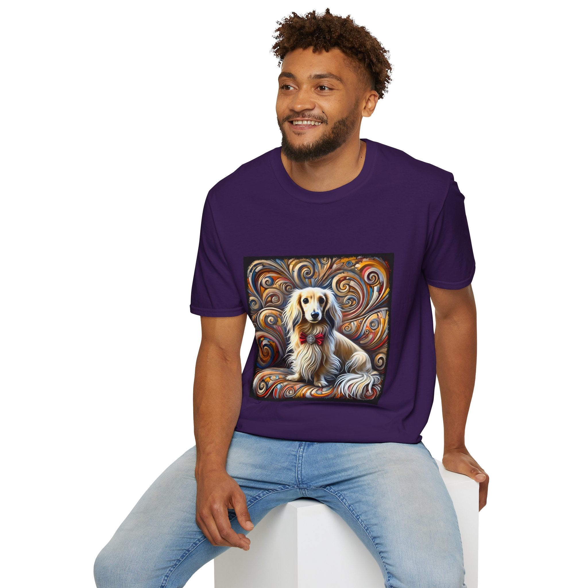 Dachshund Blissful Swirl | Unisex Dog T-Shirt