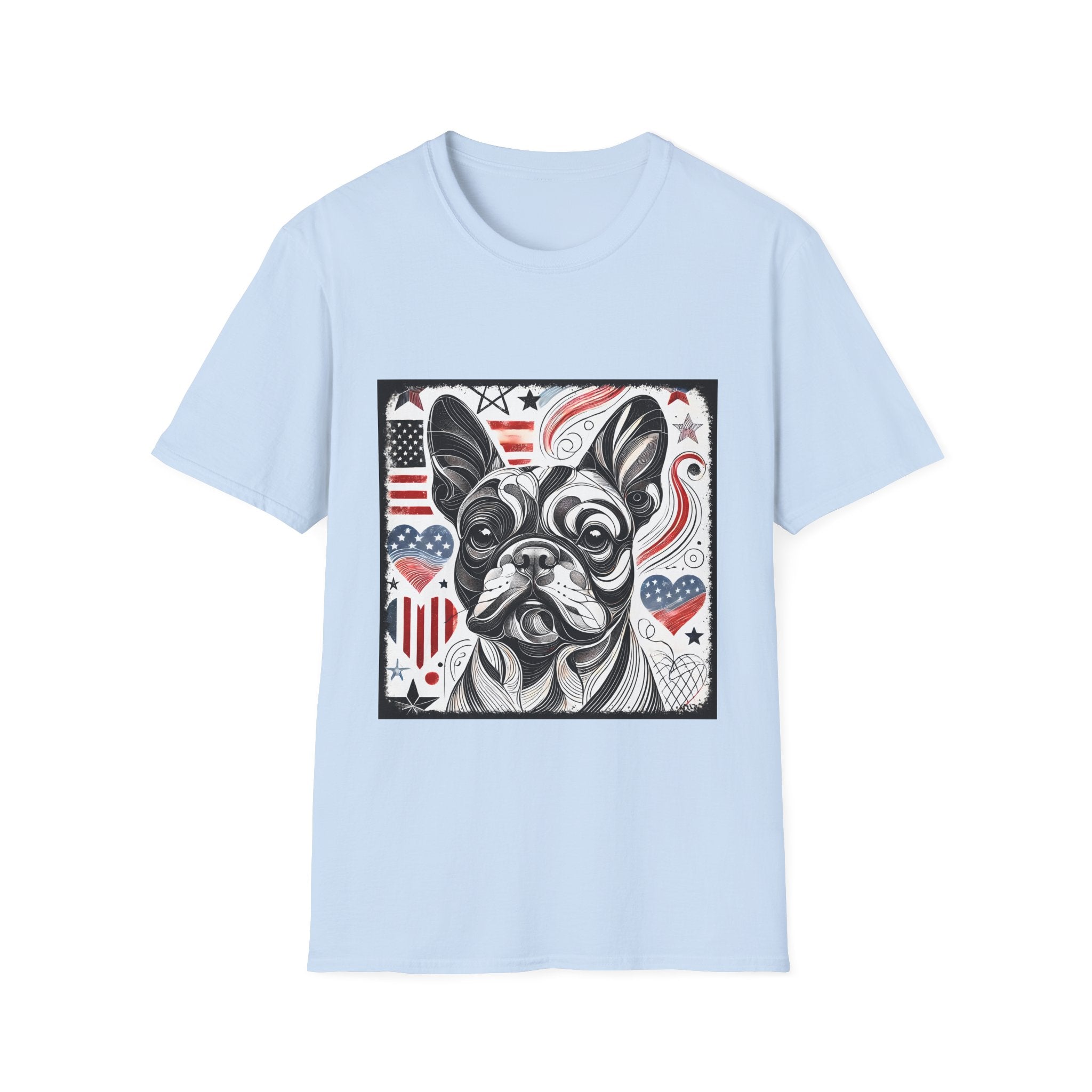 French Bulldog Americana Dream | Unisex Dog T-Shirt
