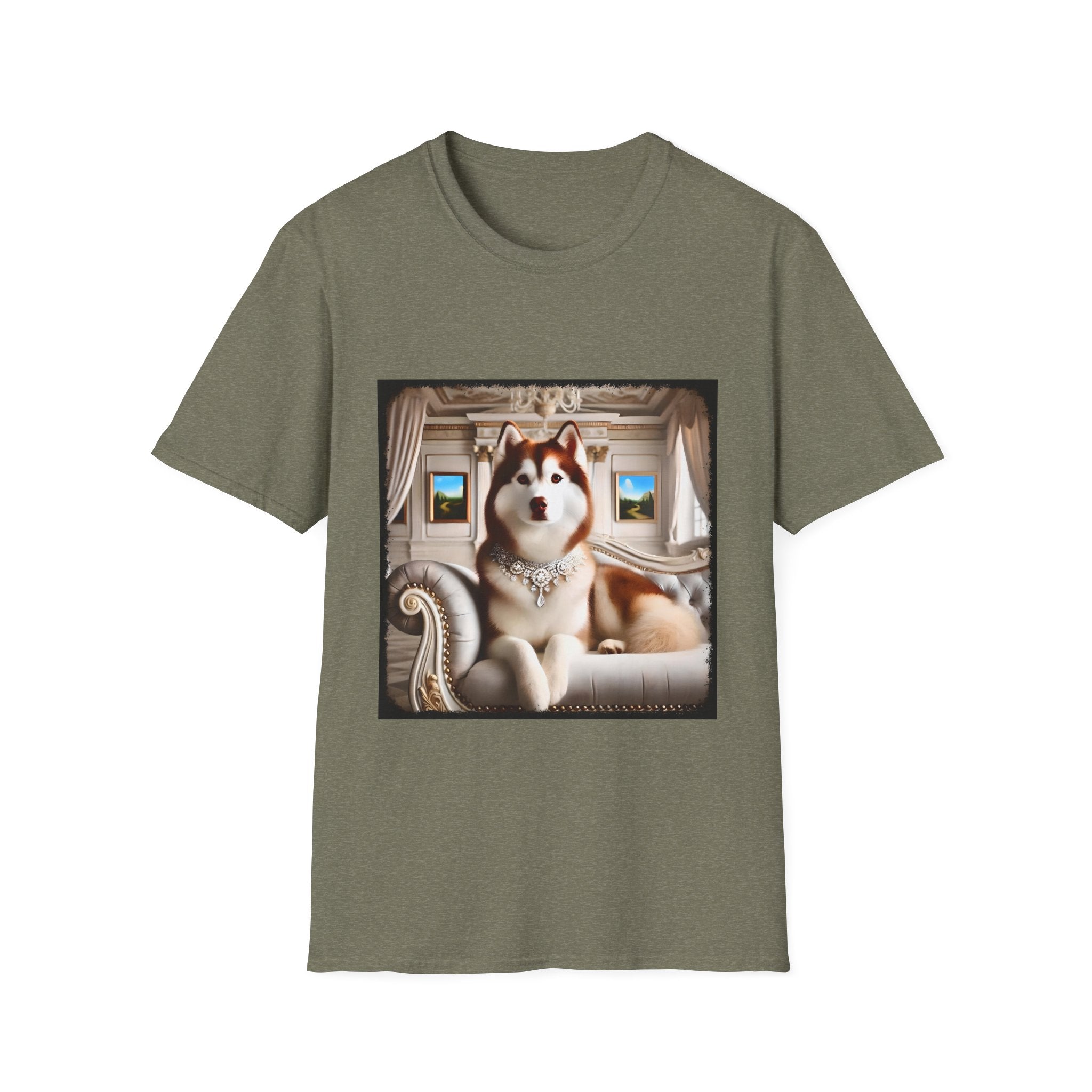 Siberian Husky Red Princess | Unisex Dog T-Shirt