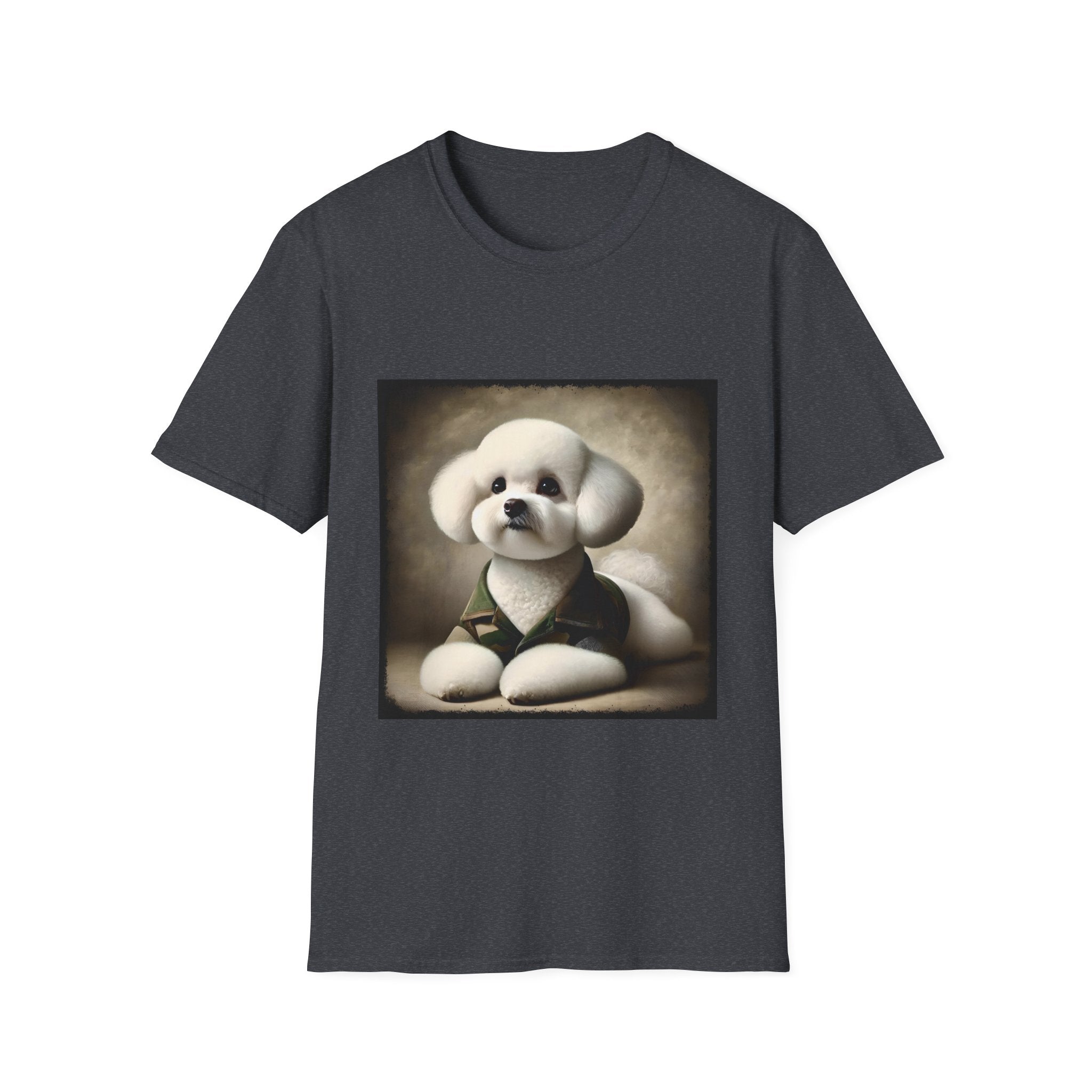 Bichon Frise Camo Cutie | Unisex Dog T-Shirt