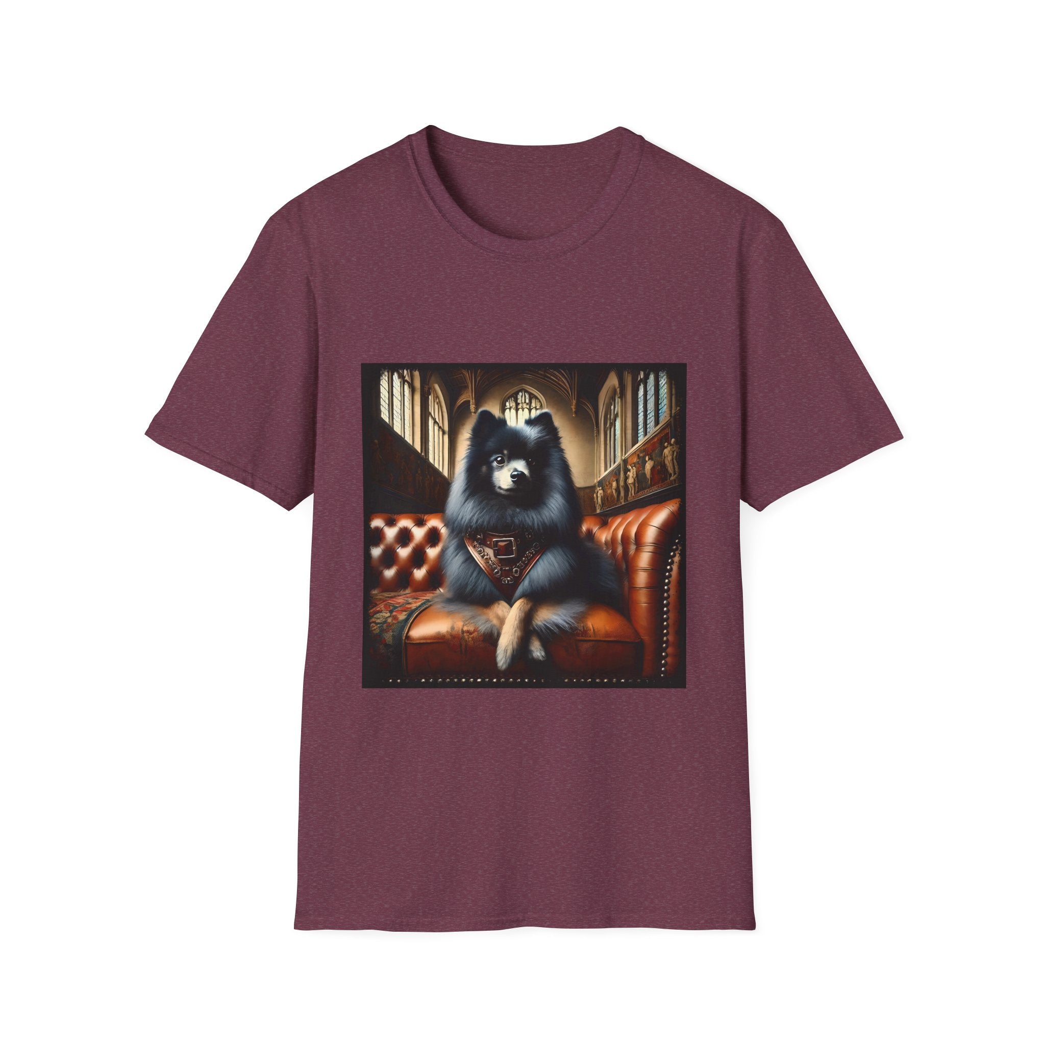 Pomeranian Poised Prince | Unisex Dog T-Shirt