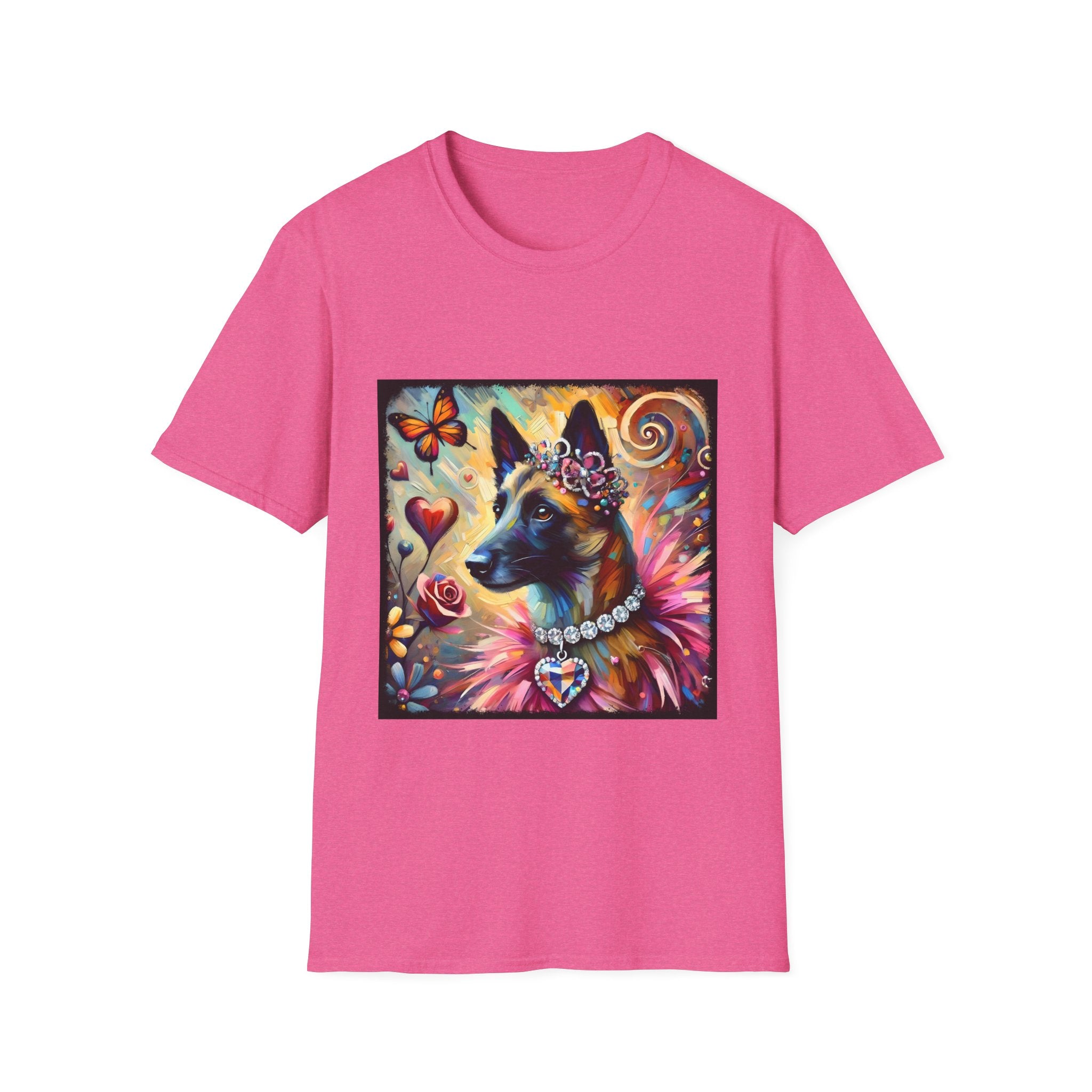 Belgian Malinois Diamond Heart Classic | Unisex Dog T-Shirt