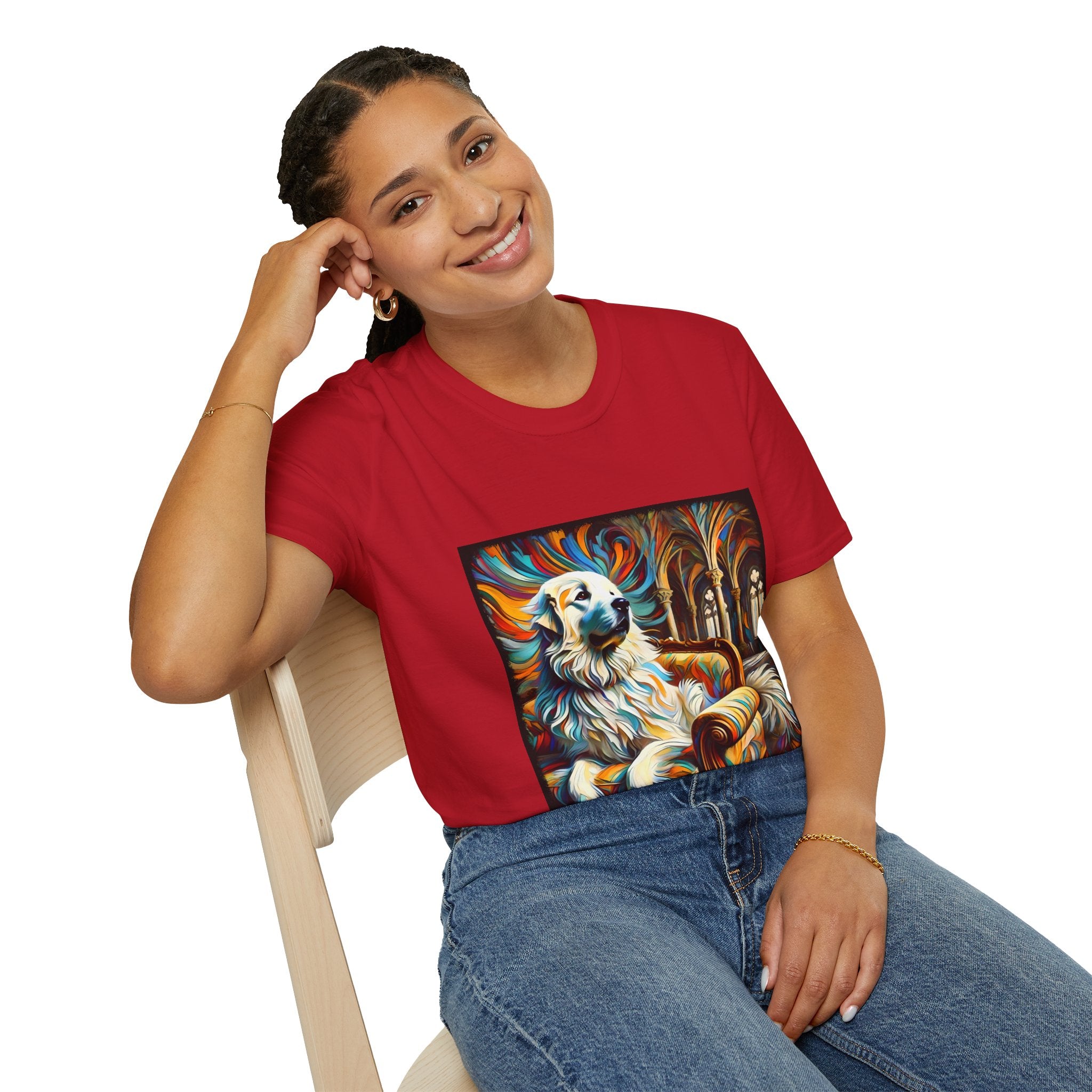 Great Pyrenees Bold Swirl | Unisex Dog T-Shirt