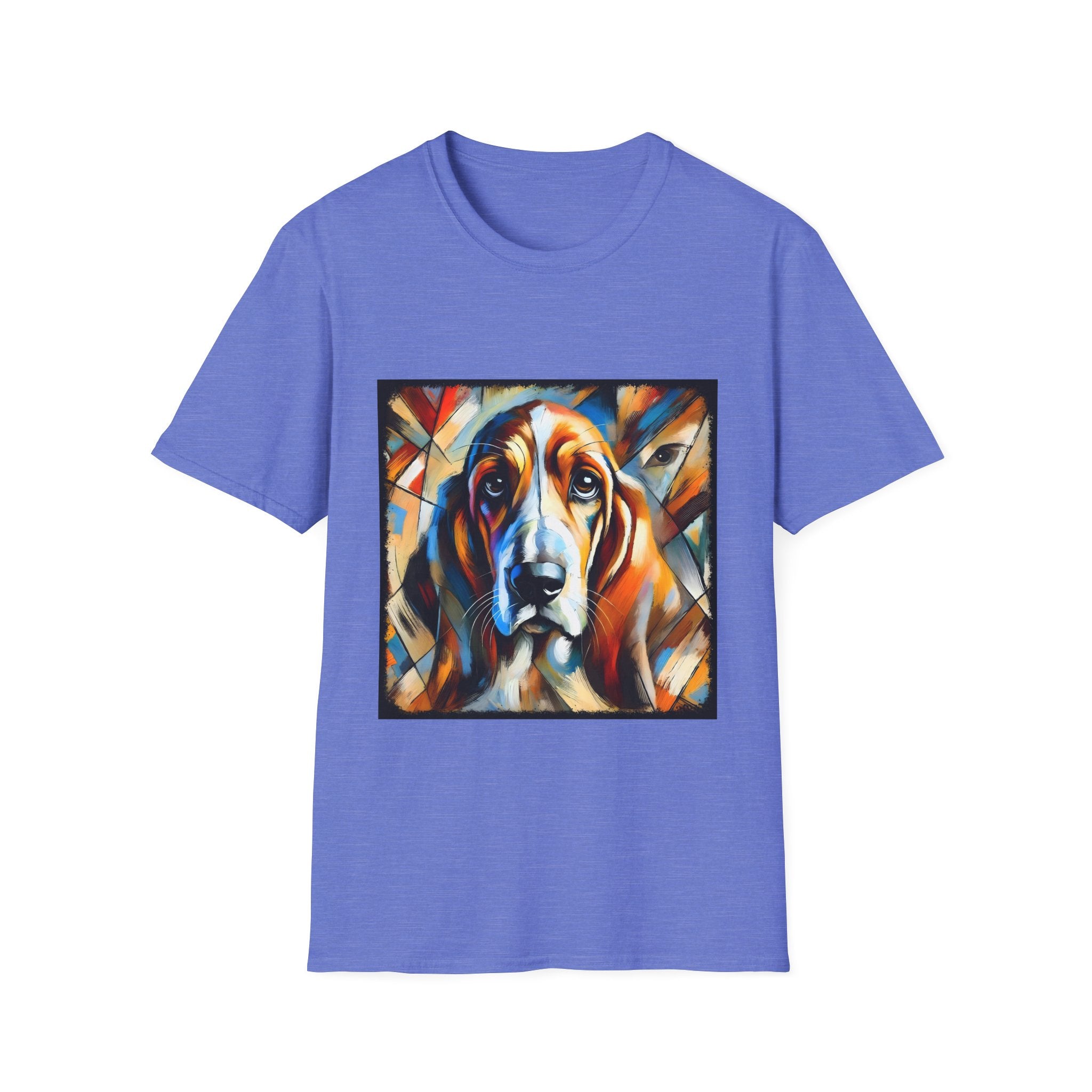 Basset Hound Bold Swirl | Unisex Dog T-Shirt