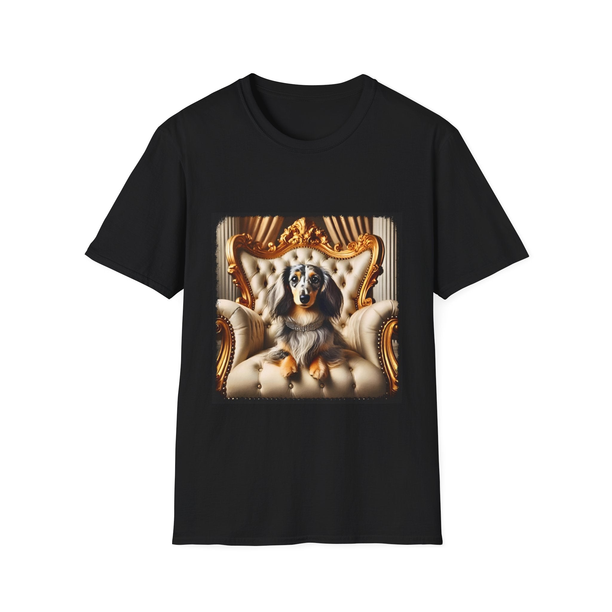 Dachshund Golden Glamour | Unisex Dog T-Shirt