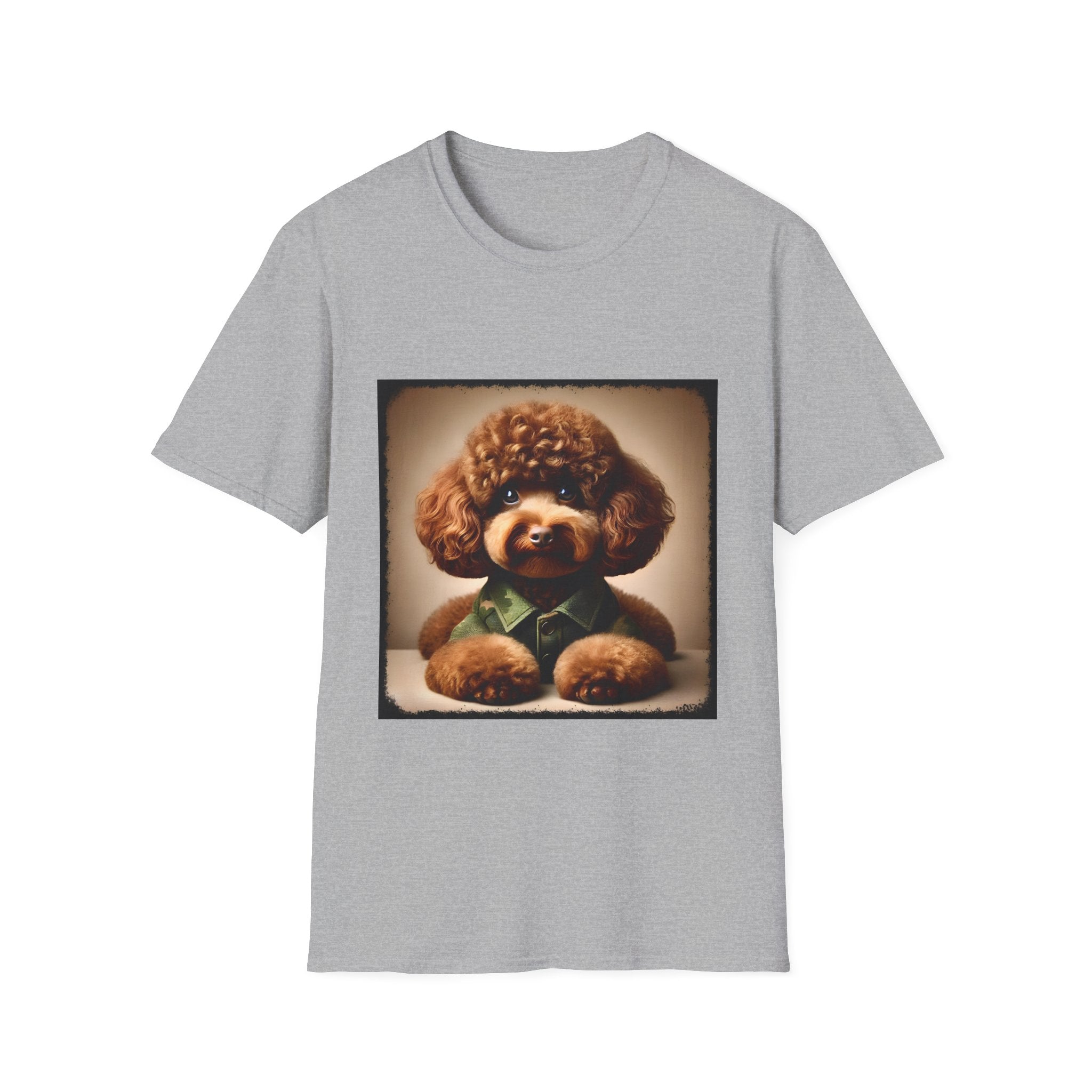 Poodle Beary Camo | Unisex Dog T-Shirt
