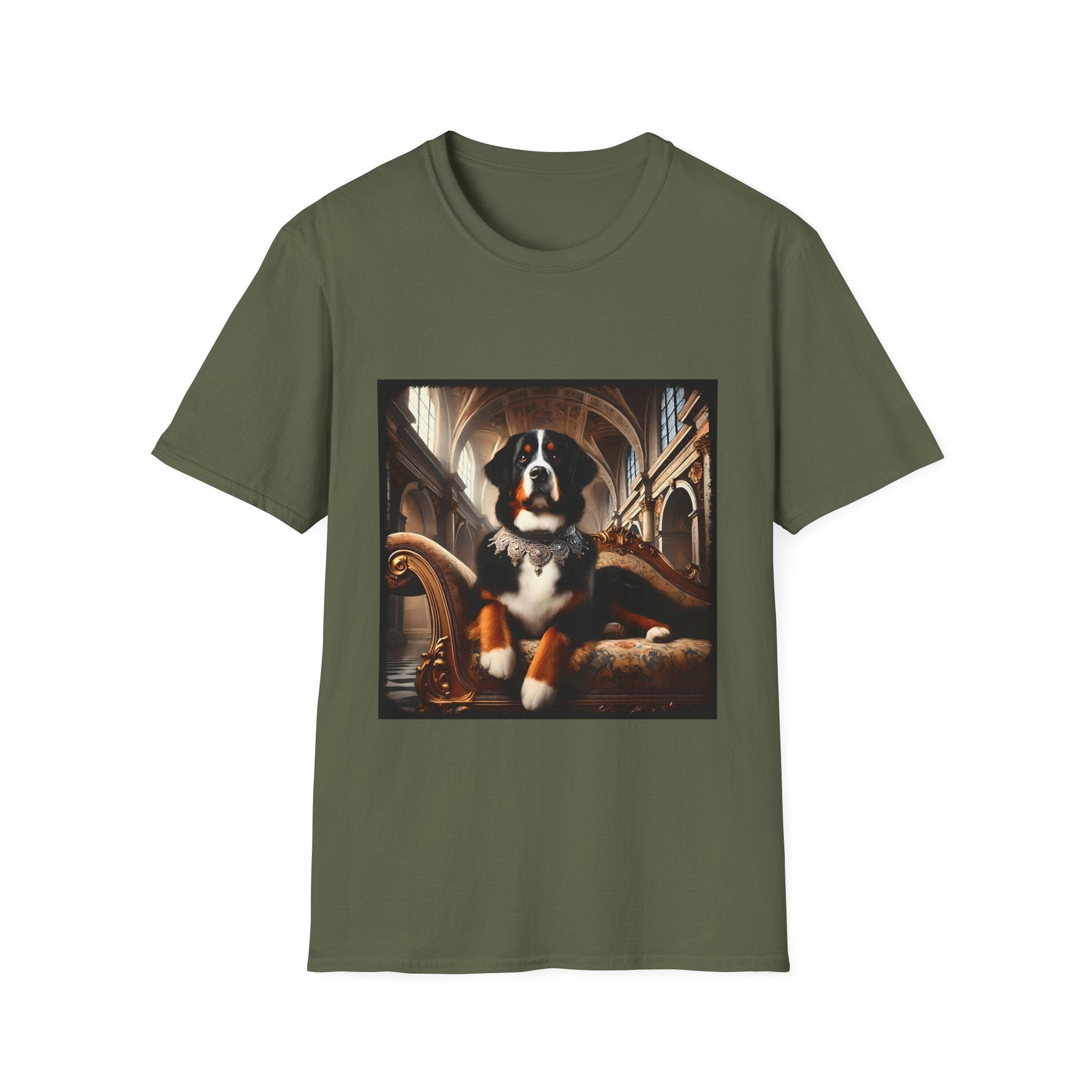 Bernese Mountain Dog Posh Princess | Unisex Dog T-Shirt
