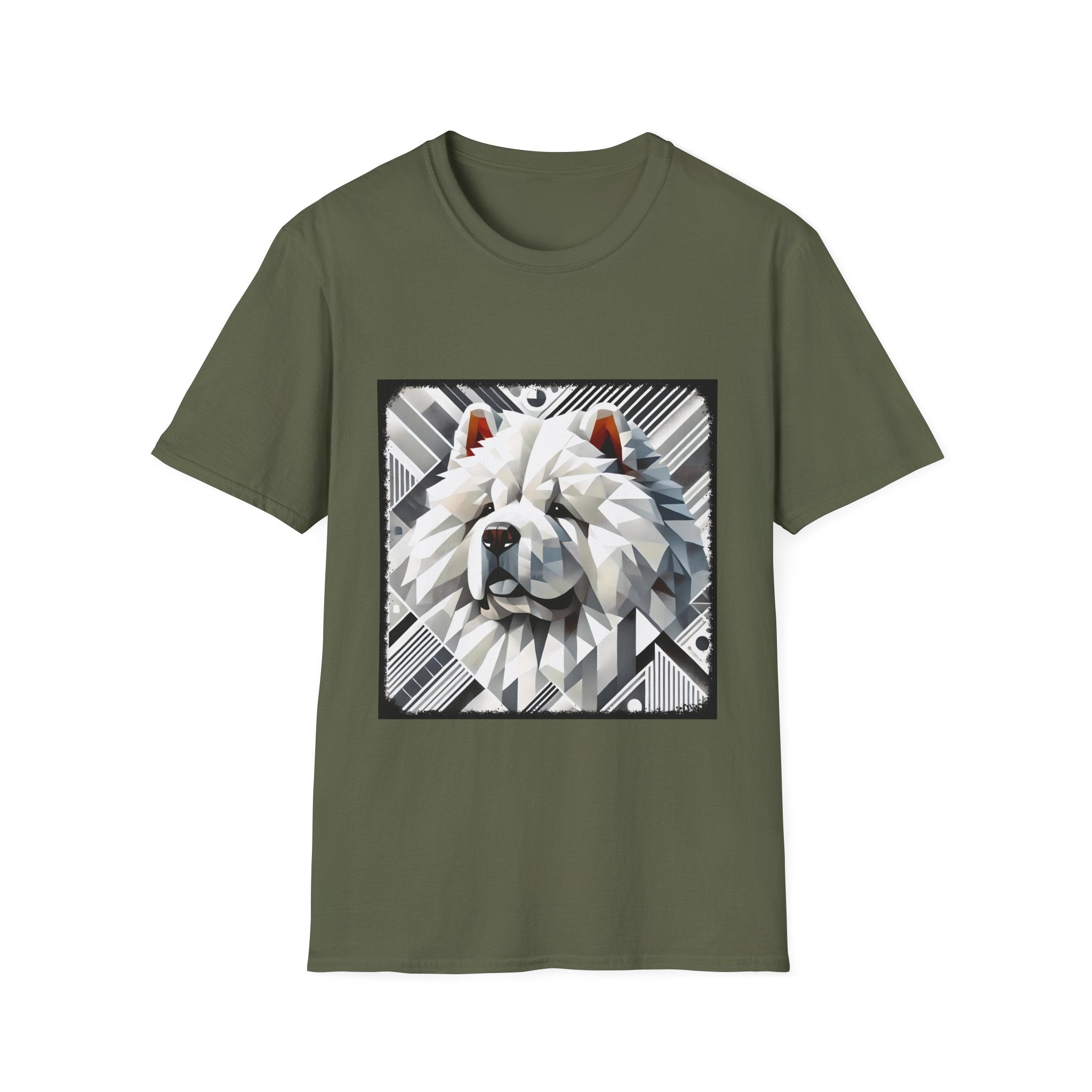 Chow Chow Snow Geometric | Unisex Dog T-Shirt