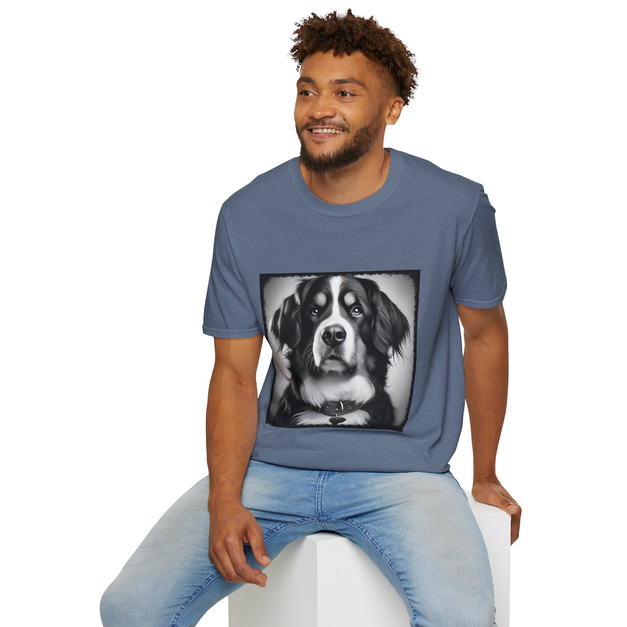 Bernese Mountain Dog Sweet Heart | Unisex Dog T-Shirt